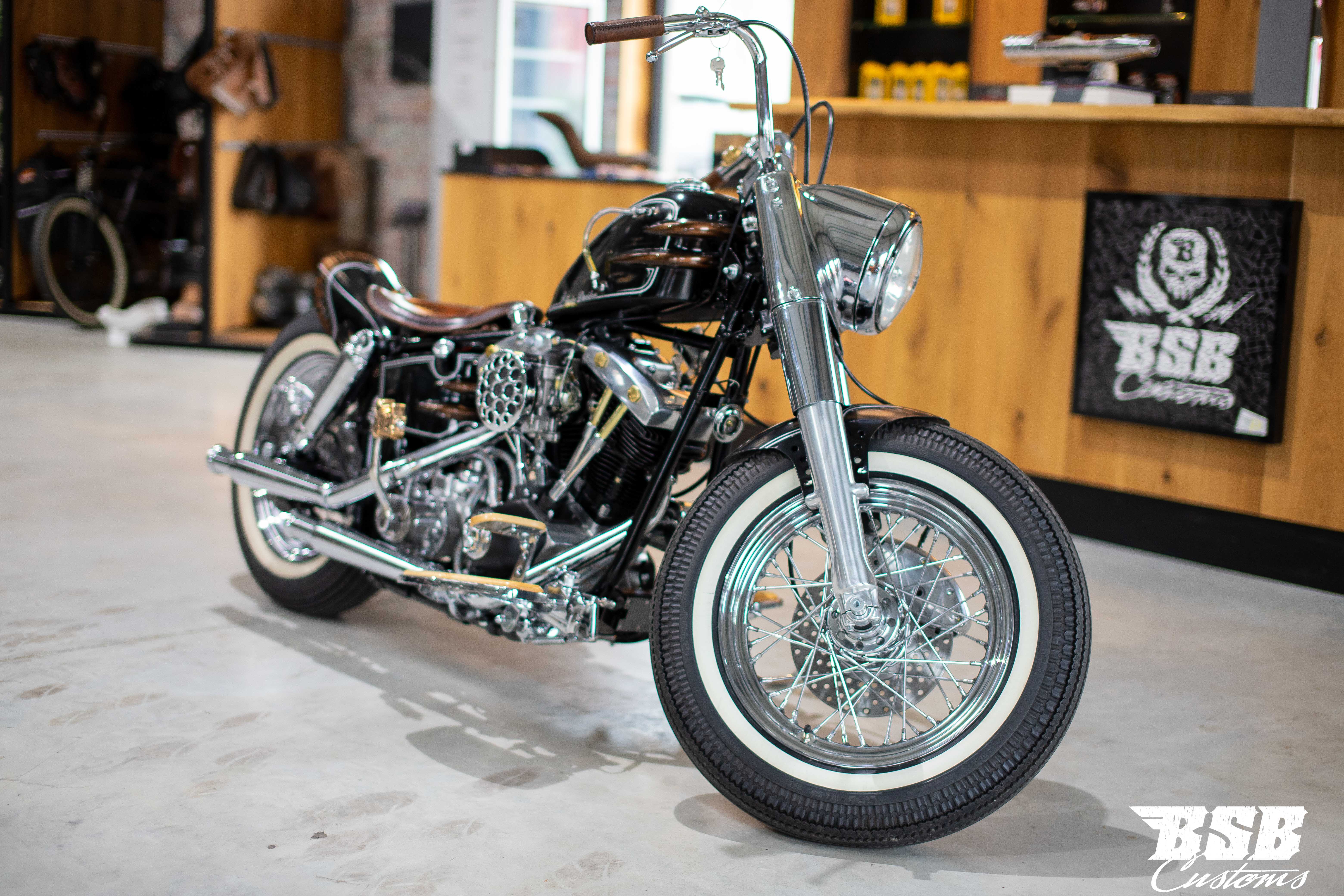 1976 Harley Davidson SHOVEL build by "BSB CUSTOMS"