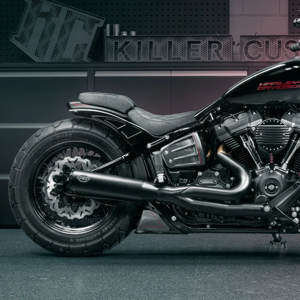 Killer Custom „Bobbstr“ Shortened Rear Fender für Harley-Davidson Softail 2025–2026 (Street Bob FXBB / Heritage / Low Rider S / Low Rider ST) – passend für 170–200 Reifen