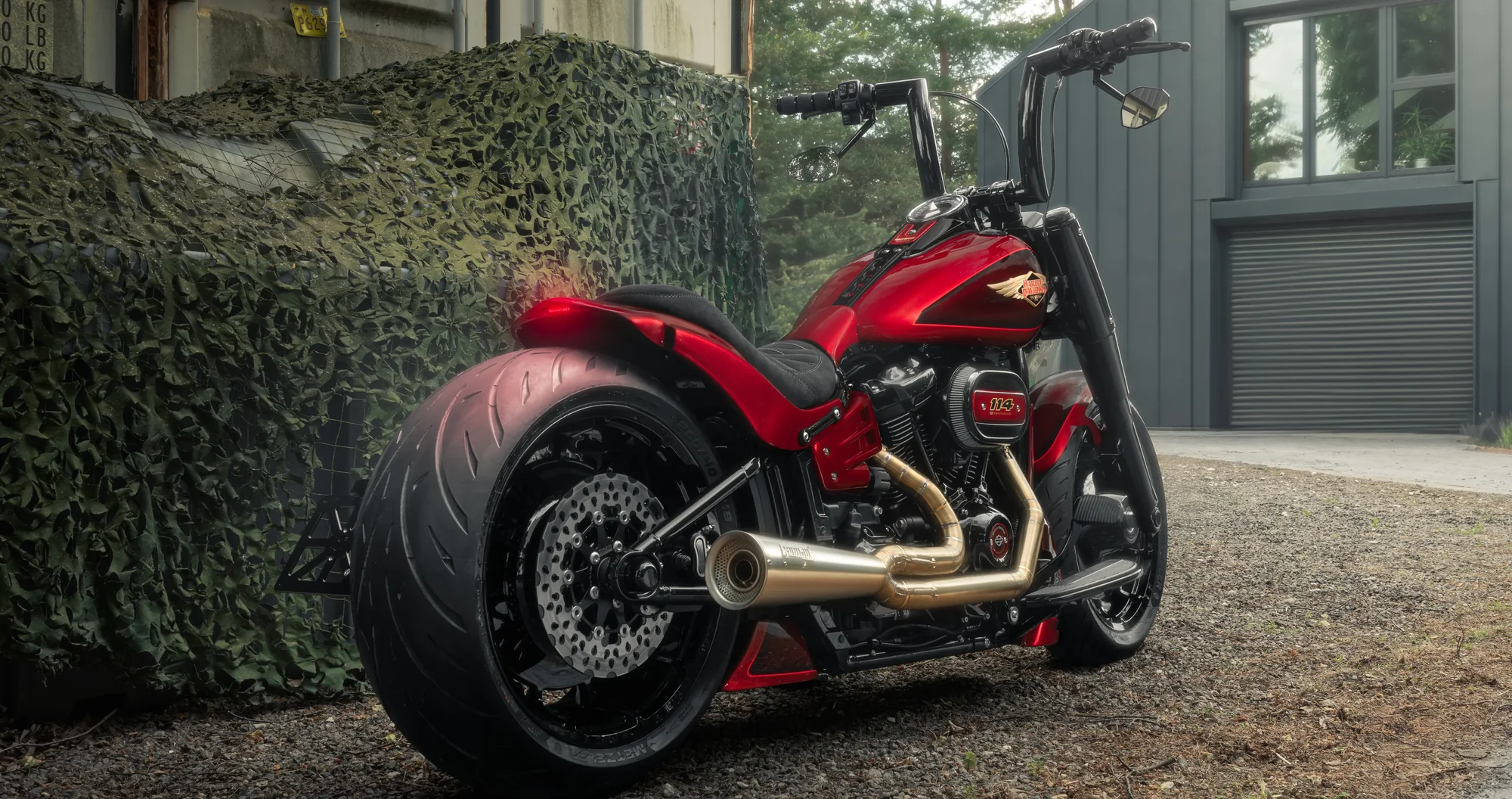 2025 - 2026 Softail Killer Bull 2" Fat Bars Entwickelt für Harley-Davidson mit 1,25" Risern inkl. GUTACHTEN 