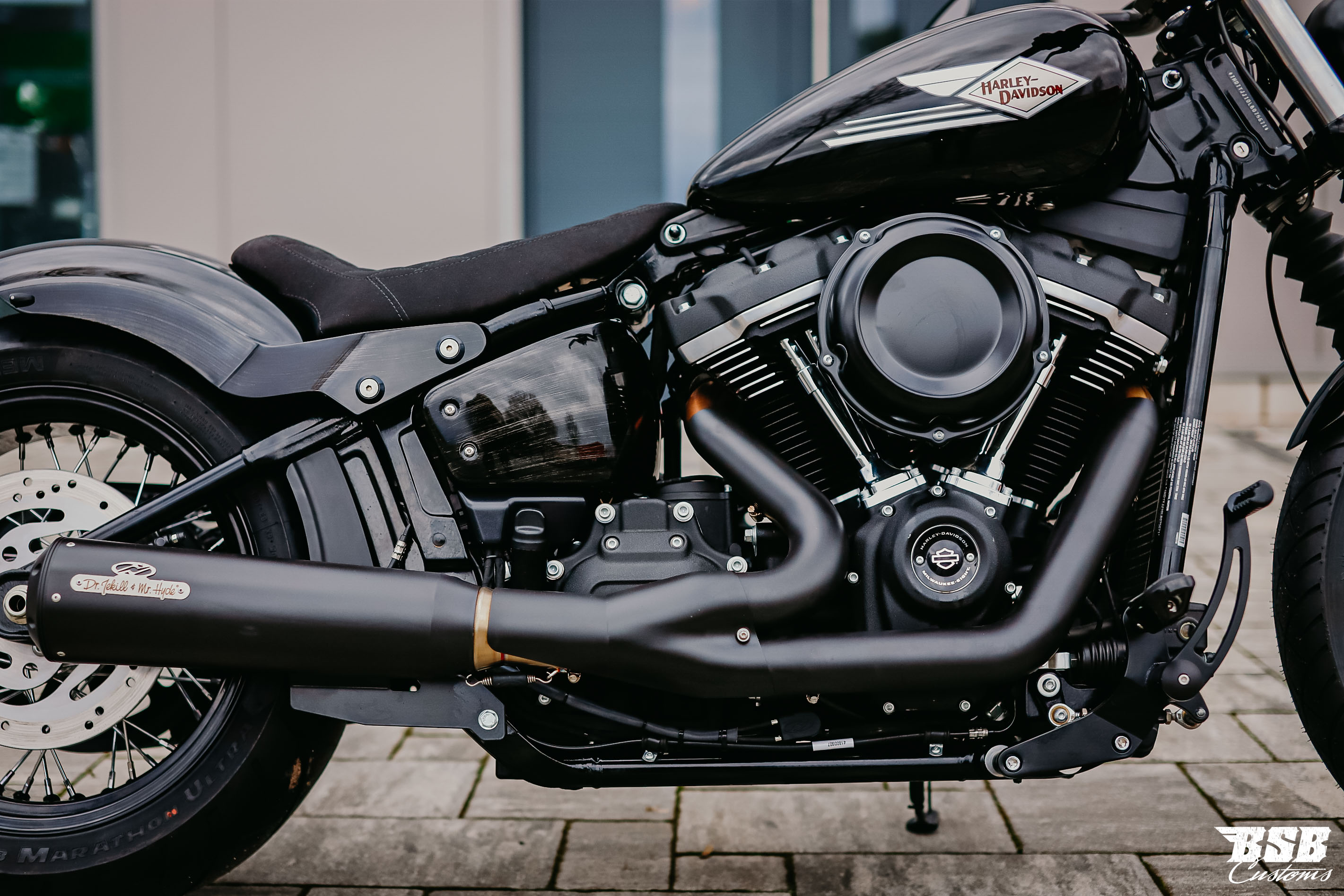 2020 FXBB 107 Softail Street BOB mit Umbau und Jekill & Hyde Anlage bereits ab 285 EUR finanzieren