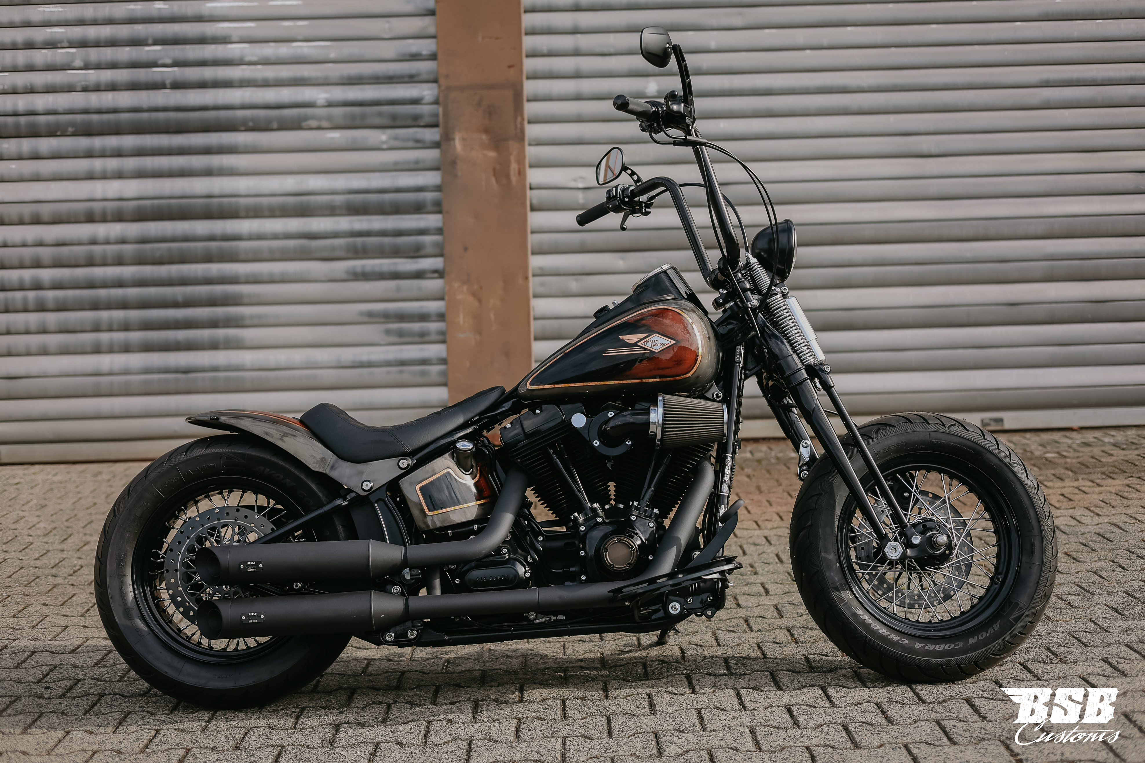 Harley-Davidson FLSB Cross Bones – letztes Baujahr | 5HD1 | 1. Hand |  exklusiver Custom-Umbau