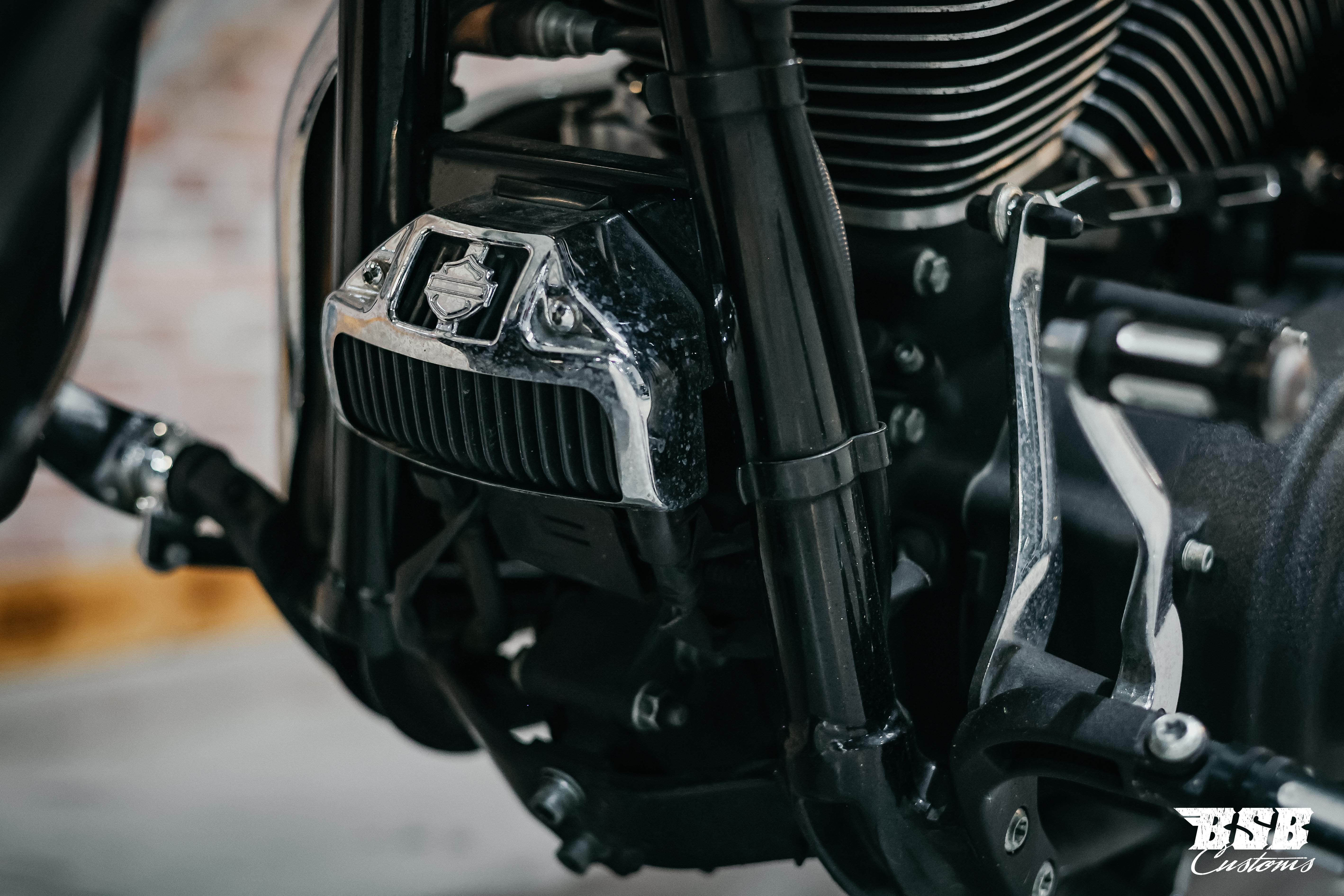 2008 Harley Davidson FXDF FAT BOB 5HD1.. TOP Zustand // Kess Tech Anlage / Airbrush Lackierung