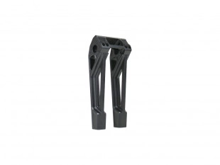 Santee 10" Fastback Risers für OE Digital Speedometer Schwarz 1" Anodized Harley-Davidson – Art.-Nr. 922090