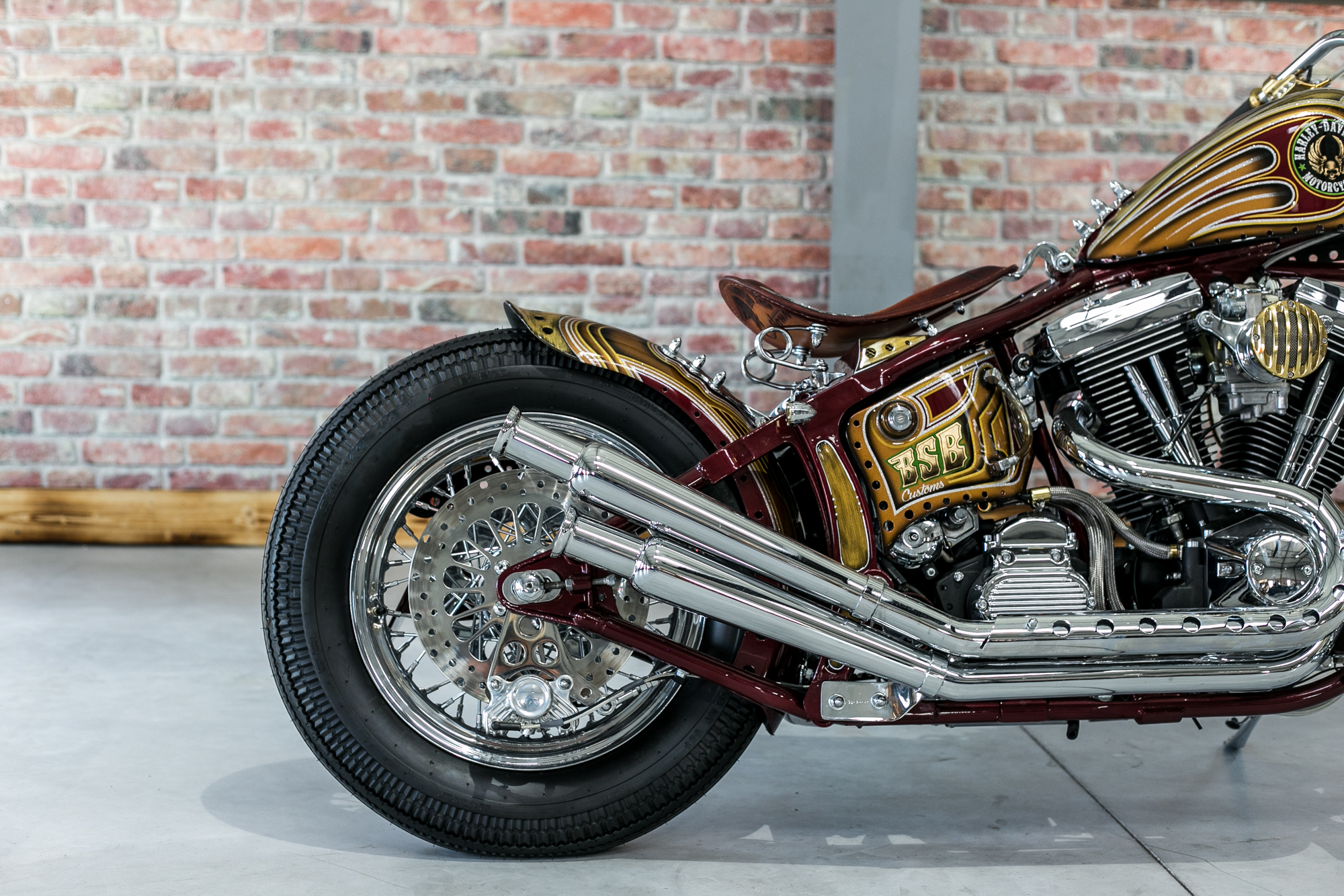 VERKAUFT !!!1995 FXST Bobber Umbau Exclusiv HANDMADE BSB CUSTOMS 24 Monate Garantie