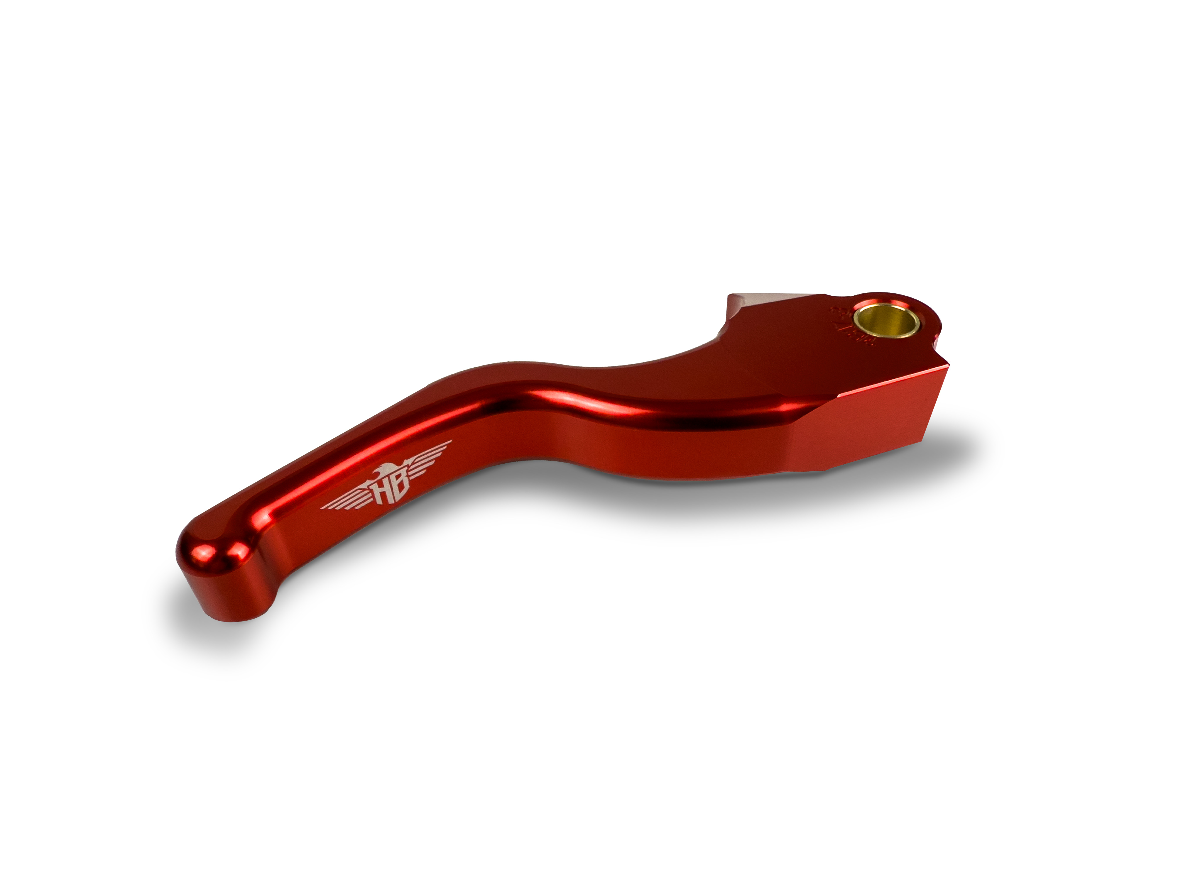 HeinzBikes® PERFORMANCE 3-Finger Brems- & Kupplungshebel rot – für Harley-Davidson® Dyna 1996–2017