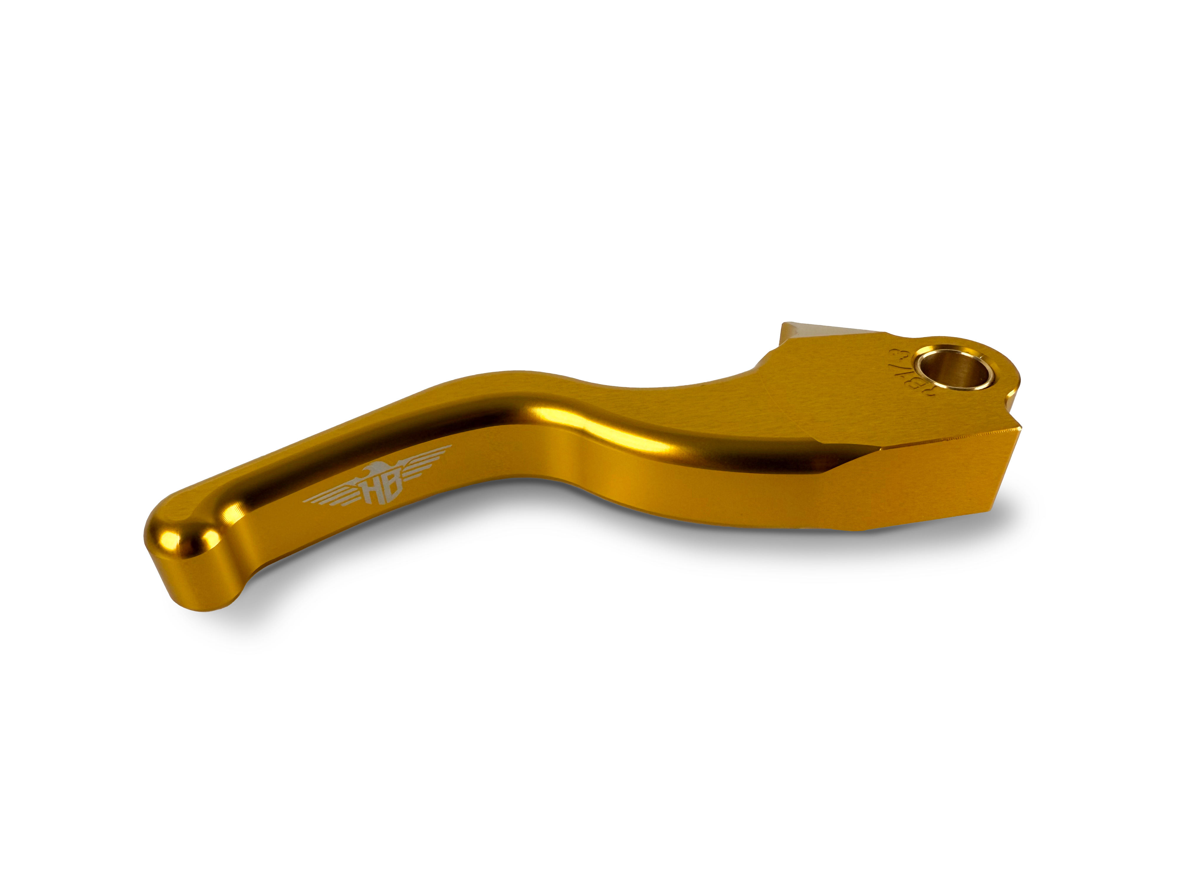HeinzBikes® PERFORMANCE 3-Finger Brems- & Kupplungshebel Gold – für Harley-Davidson® Dyna 1996–2017 