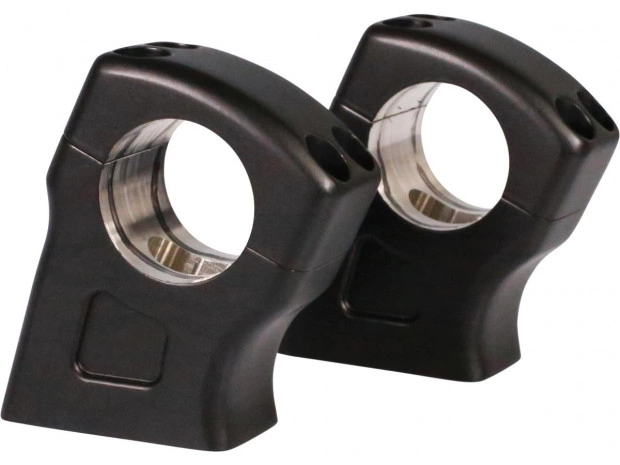 Pullback Riser – Schwarz Satin Pulverbeschichtet für Harley-Davidson Fat Bob (ab 2018)