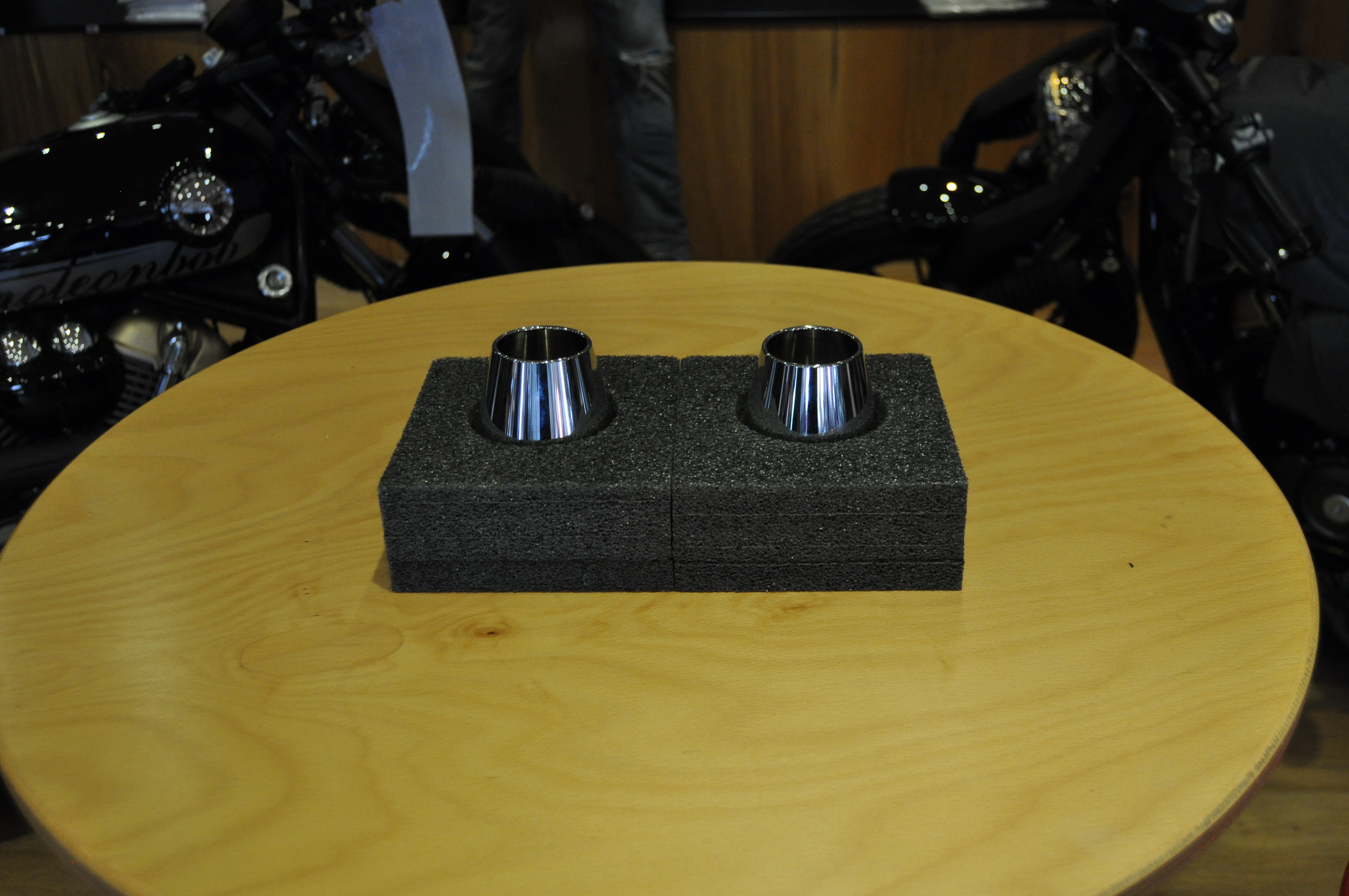 Jekill & Hyde Endkappe 3,5 Zoll  Chrom – Auspuff-Endstück für Harley-Davidson Modelle