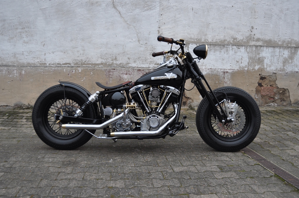 78´FX Shovel mit 113 S&S Motor, BSB Customs Umbau