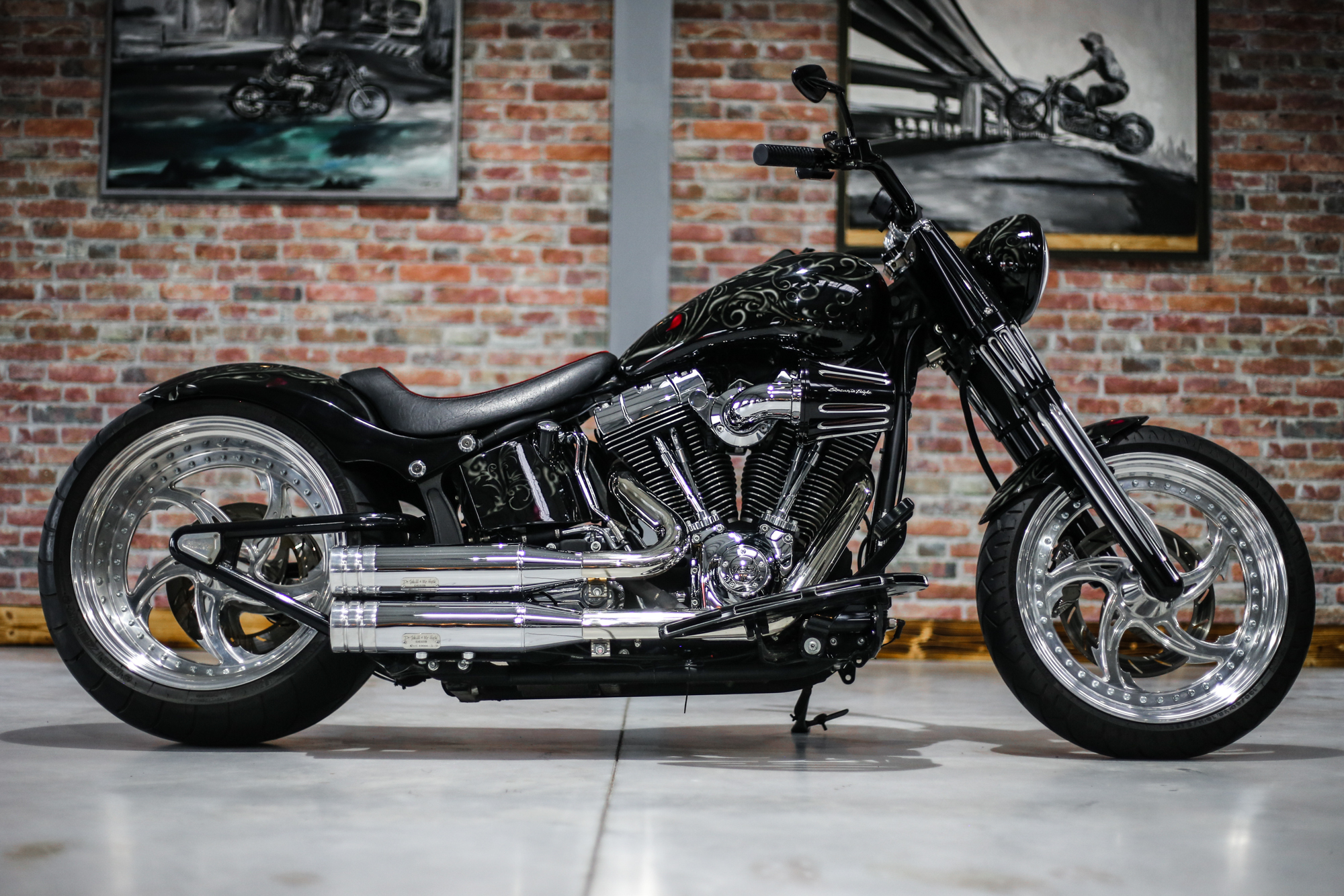 Gabelhülsen Gabelcover Harley Davidson Softail // Heritage // Deluxe // Fat BOY-2016 FORK