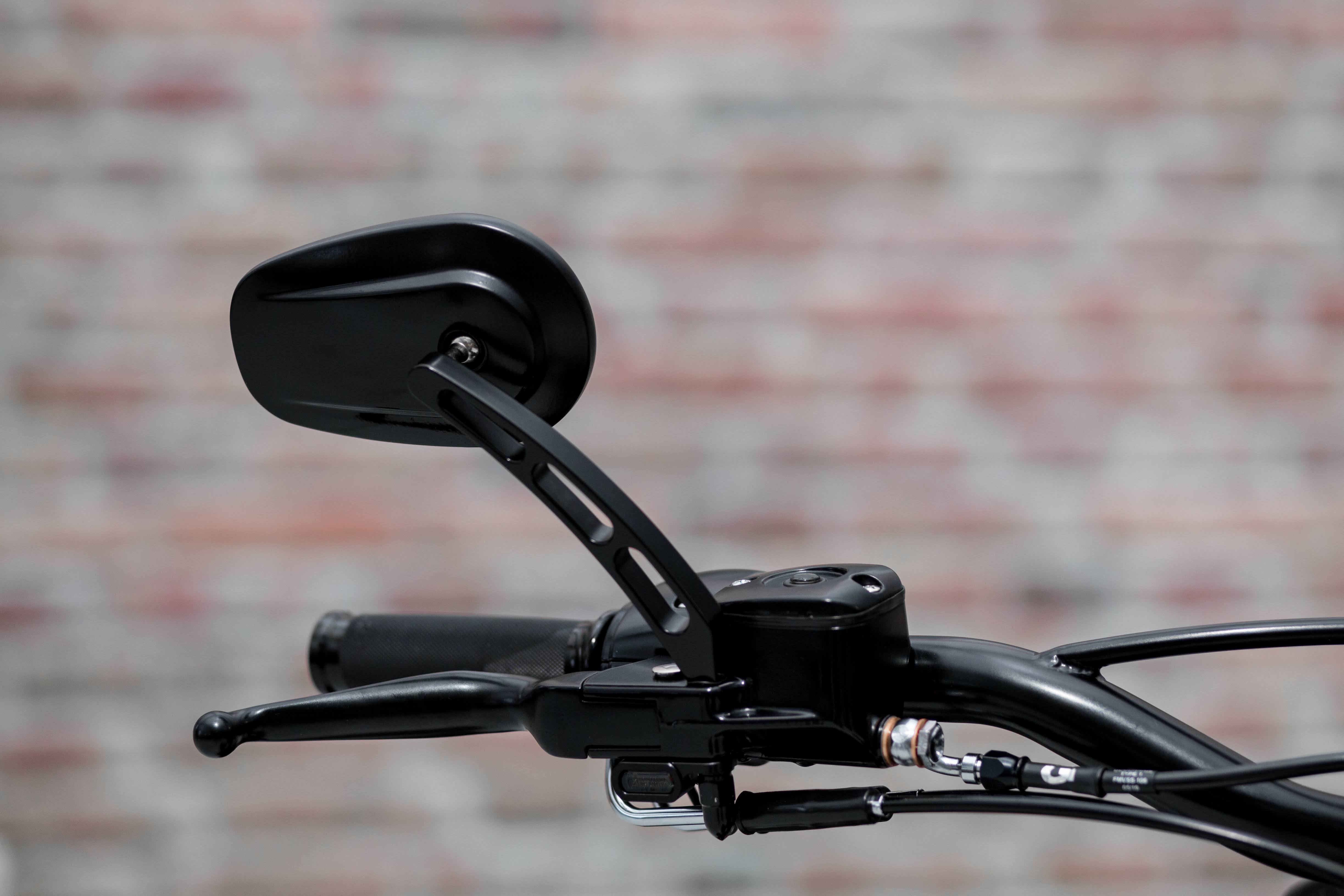 Mini LED Blinker unter der Armatur für Harley davidson Softail 2015-2020 und Touring 2009-2016 schwarz 