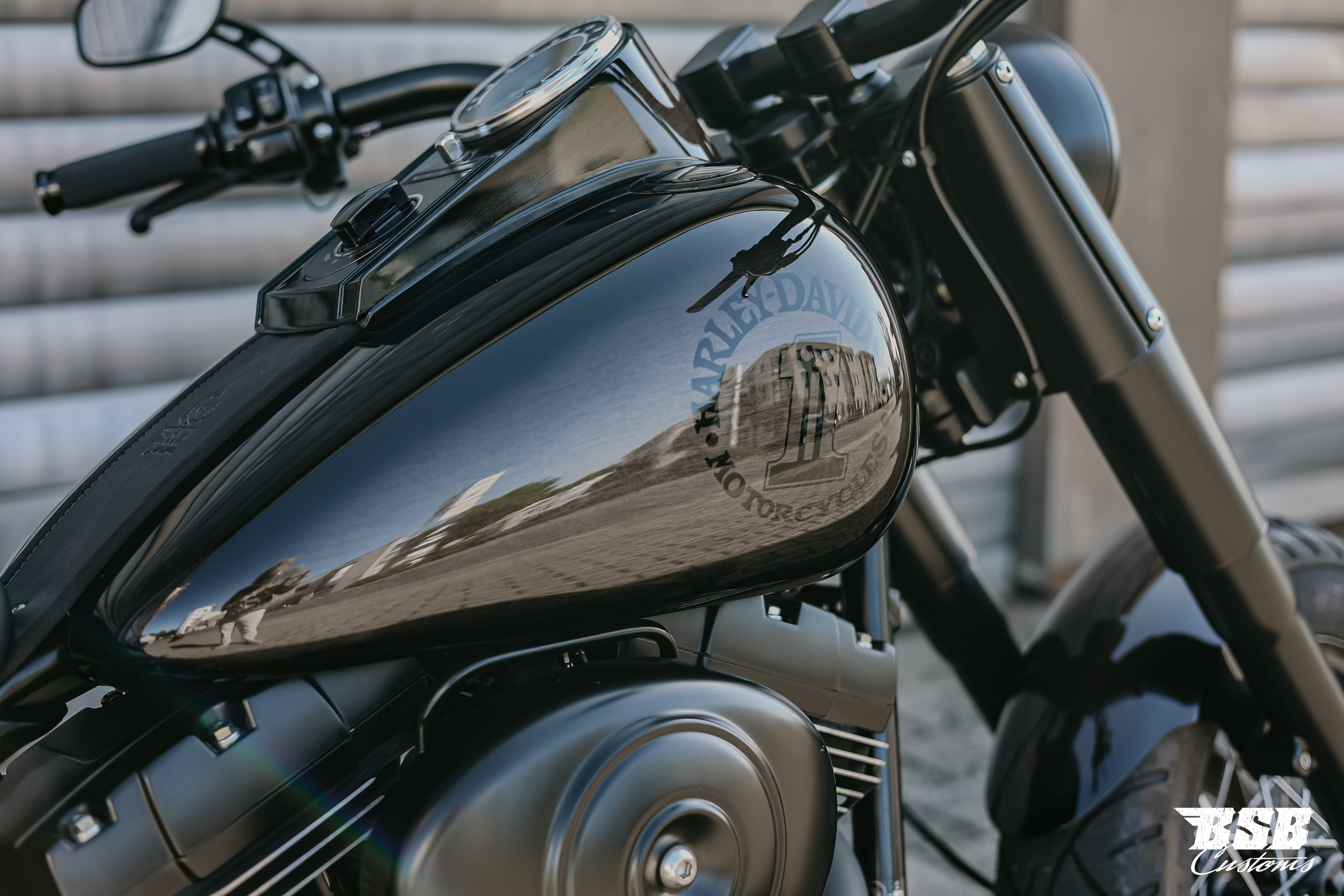 2001 Harley Davidson FLSTF FAT BOY  /// TOP UMBAU /// MCJ Anlage // Airbrush-Lackierung //   Finanzierung möglich    