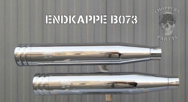 MCJ – 2 in 2 Edition | 120 mm Durchmesser | Schwarz oder Chrom | Endkappen B073 / B080 | Für Harley Touring bis 2016