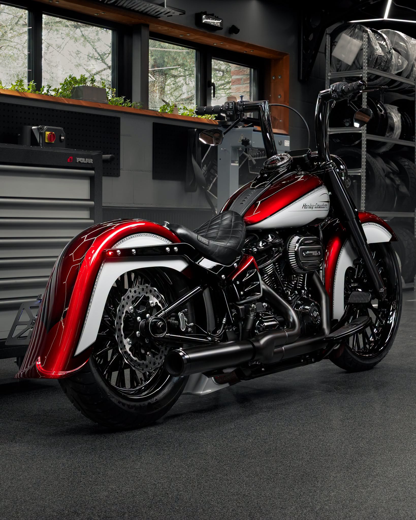 2025 - 2026 Softail Killer Bull 2" Fat Bars Entwickelt für Harley-Davidson mit 1,25" Risern inkl. GUTACHTEN 