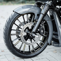 HeinzBikes® FRONT FENDER WRAPPED 21” – Custom Bagger Kotflügel für Harley Touring Modelle 2014–2020