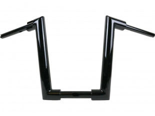 Santee 2" Str8UP Handlebar Extra Tall 430 mm Schwarz Pulverbeschichtet für Harley-Davidson Road Glide – Cable Clutch & Throttle By Wire (Switch Housing Sensor)