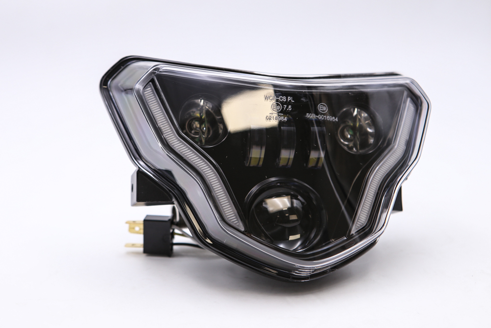 LED Scheinwerfer BMW G310 schwarz, Standlicht, CE-Zulassung