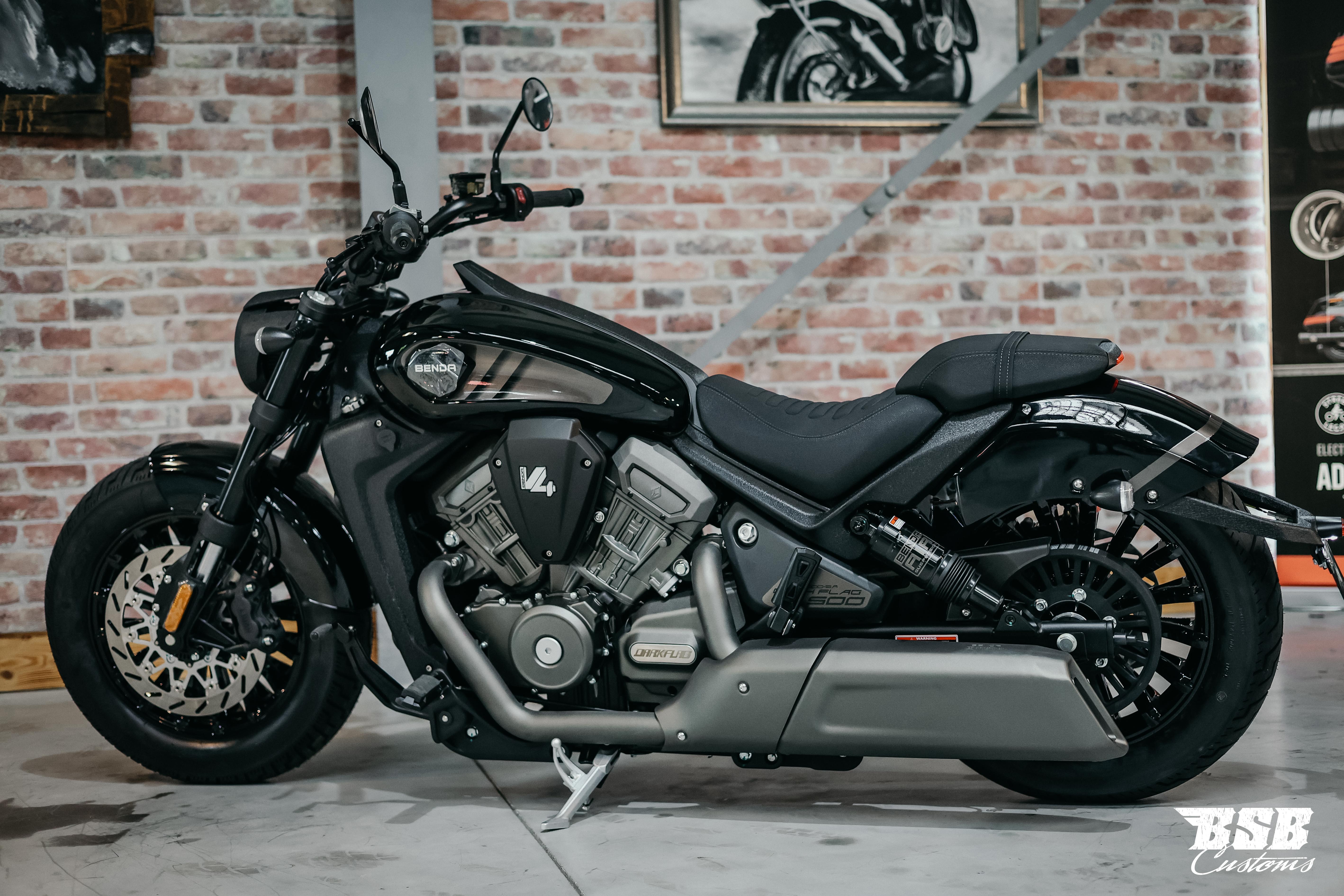 Benda Dark Flag 500 V4 - Bobber mit Stil & Power ABS/Zylinderabschaltung/Airride -modifiziert by BSB Customs NEUFAHRZEUG!!!