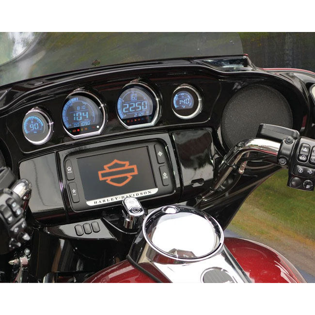 KOSO HD-06 4-in-1 Instrumentenkit – Blaues Display – Für Harley-Davidson Touring 2014–2020