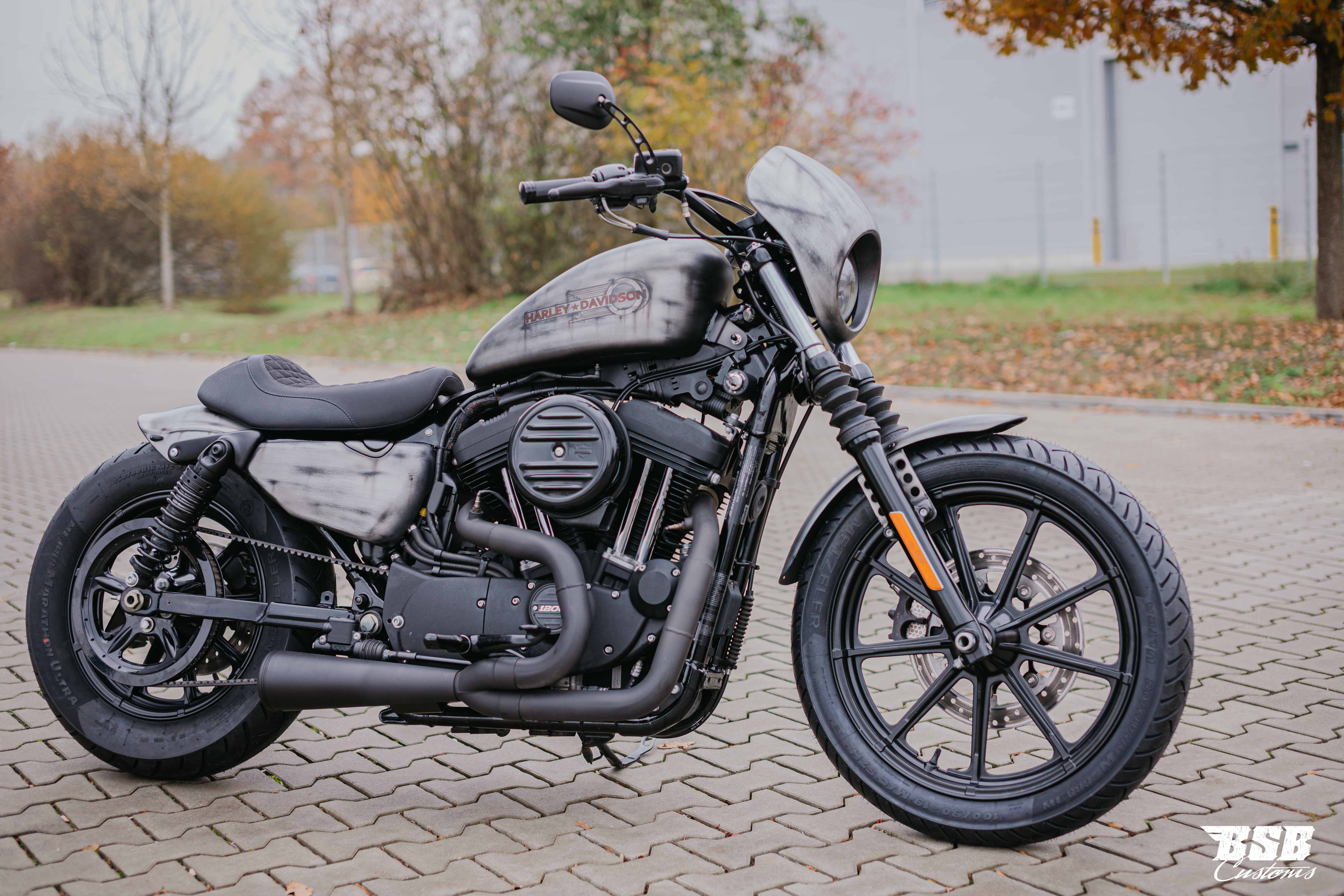 2018 XL 1200 IRON UMBAU by BSB Customs Airbrush Lackierung  bereits ab 165 EUR finanzieren*