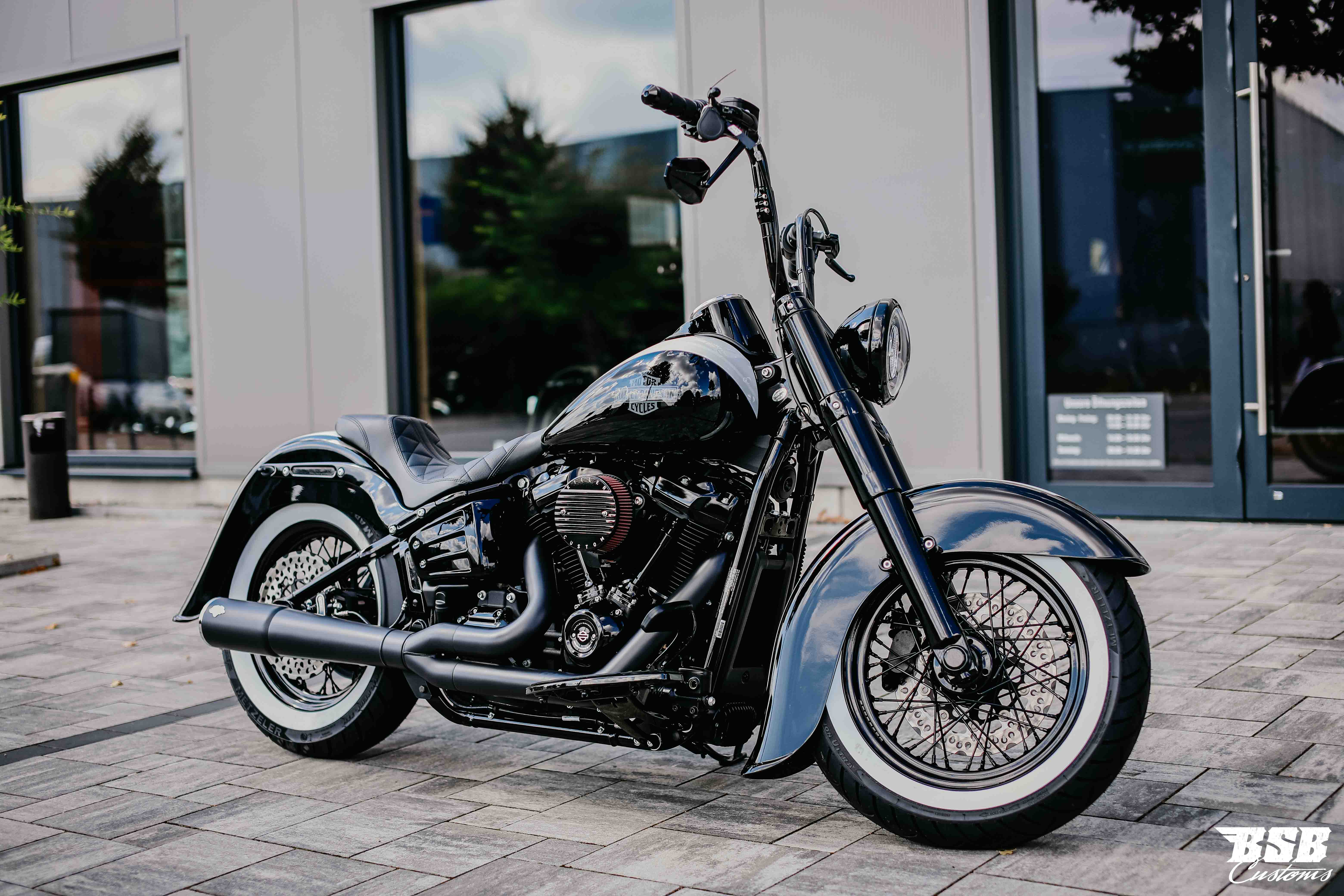 2021 Harley Davidson FLSL SLIM 107 CUI Chicano Umbau mit Jekill & Hyde Anlage ( bereits ab 300 EUR finanzieren*)