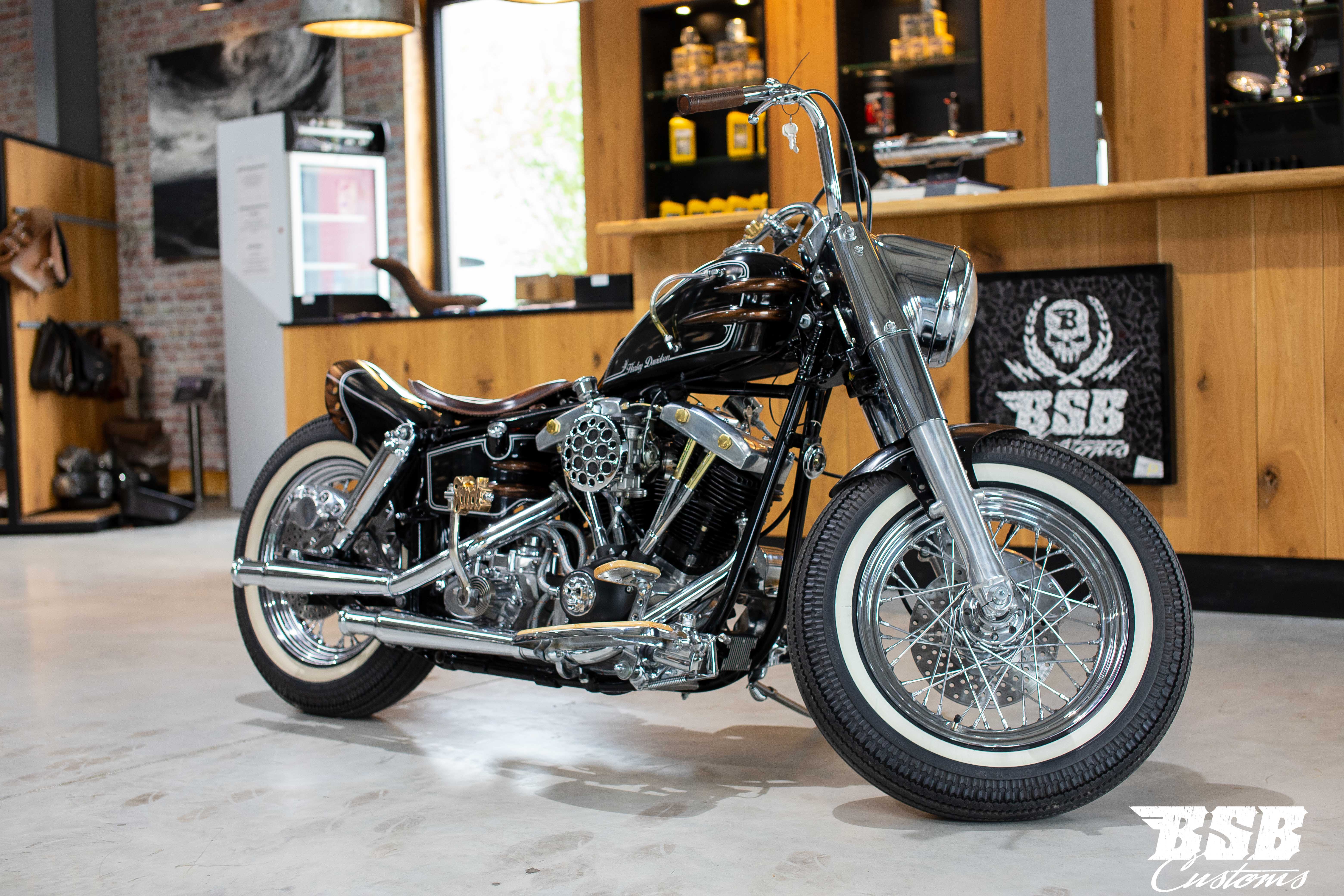 1976 Harley Davidson SHOVEL build by "BSB CUSTOMS"