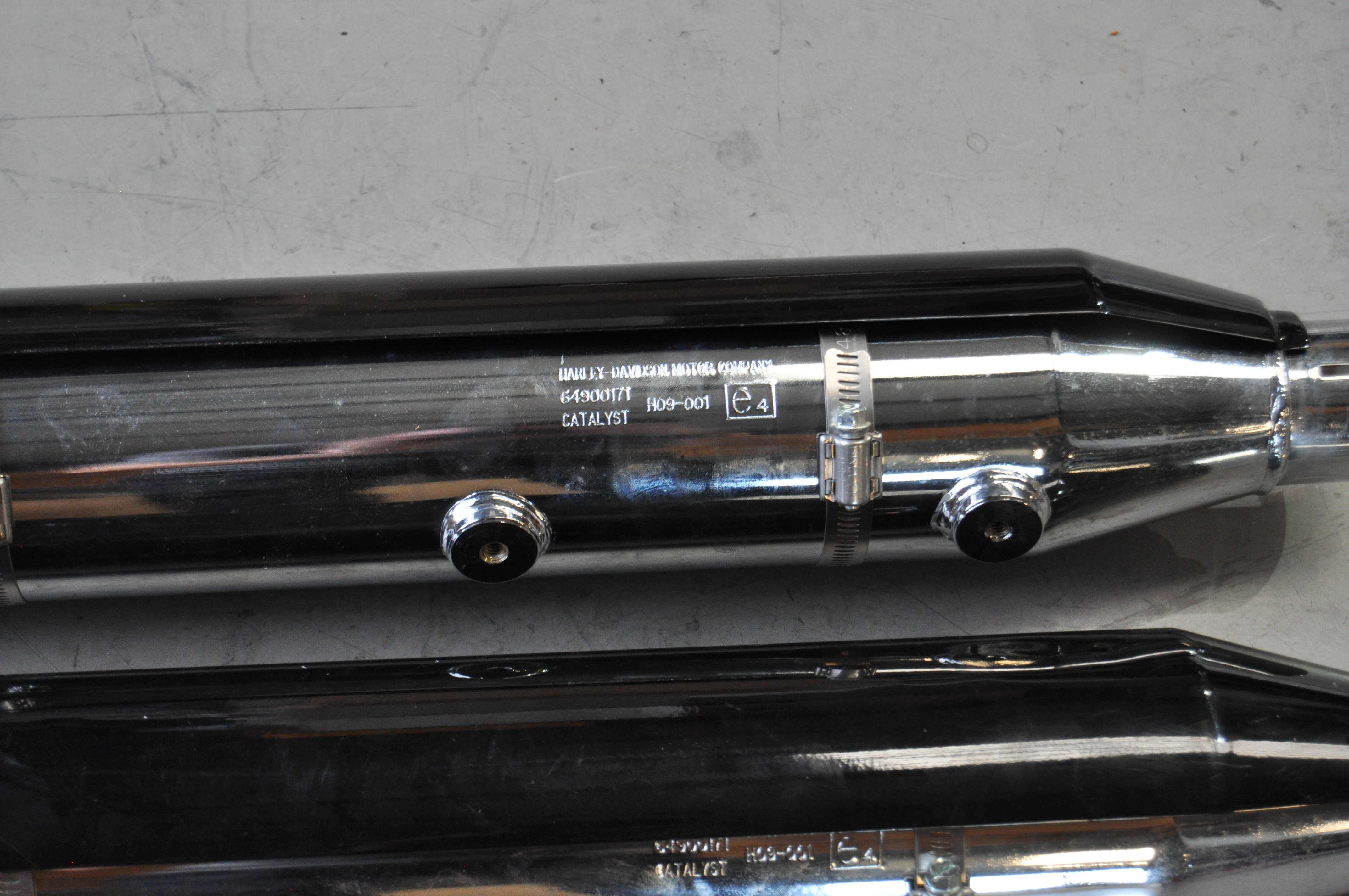 66025-07 e4 SCHALLDÄMPFER ORIGINAL HARLEY® DYNA® FXE GM® / GN® / GP® / GV® / GX