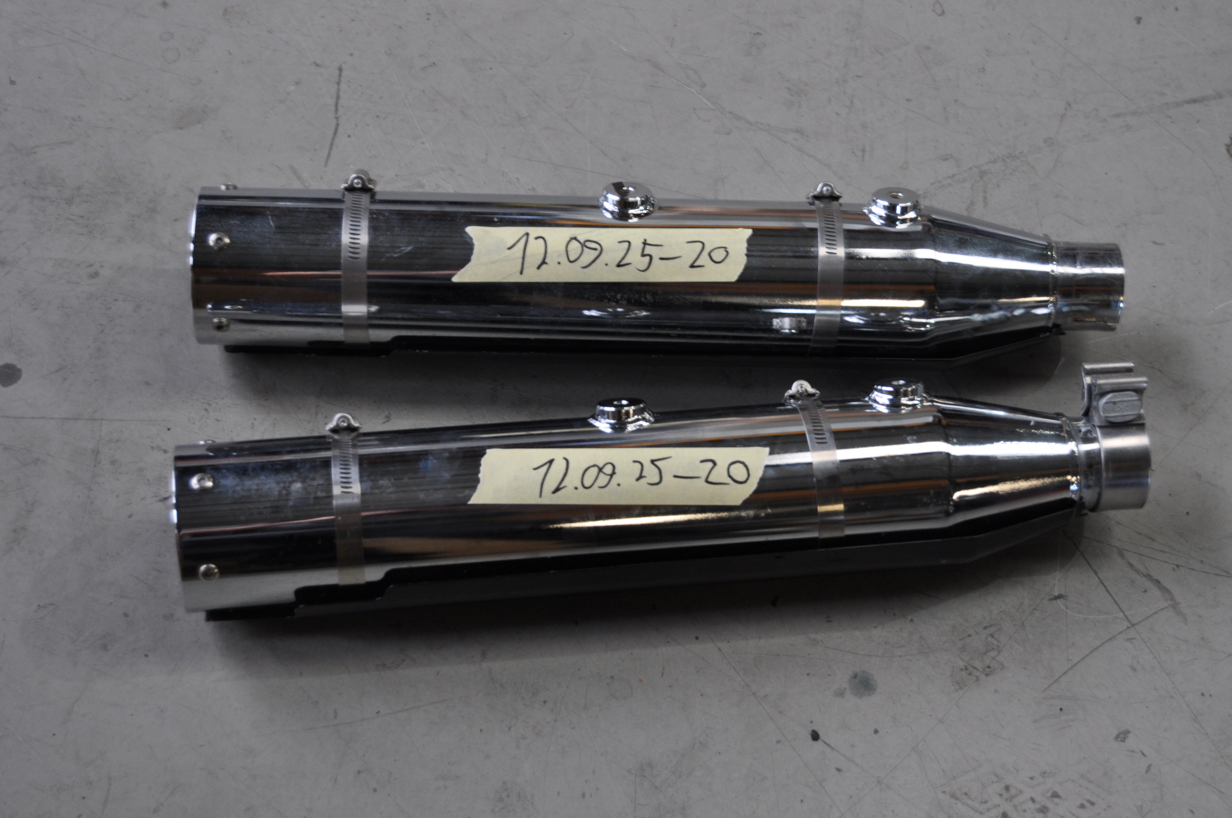 Harley-Davidson® FXSB Breakout Auspuff 64900172 G417 – Original Endtopf mit E4-Zulassung – gebraucht, Kratzer sichtbar