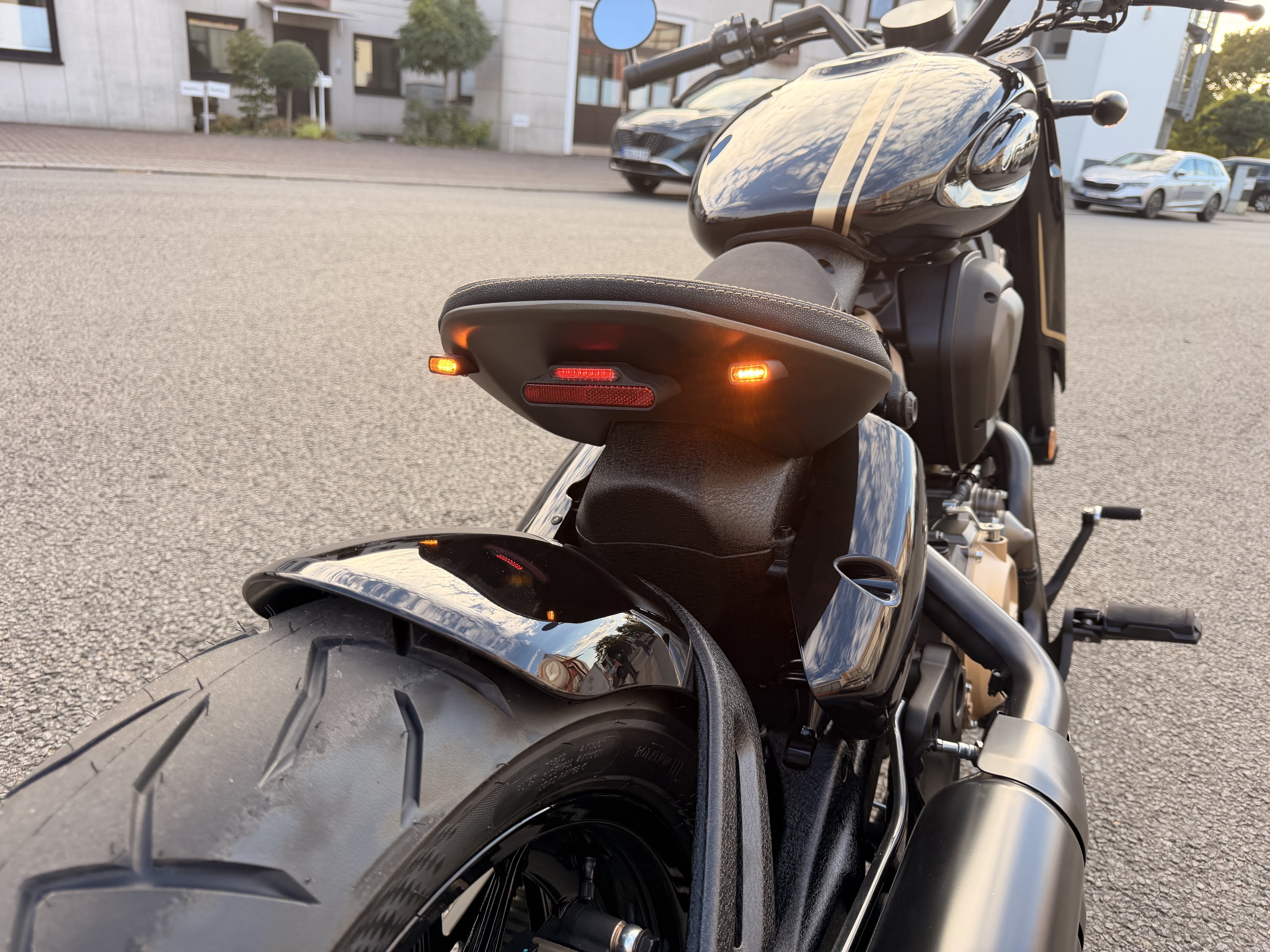  LED Blinker Set mit Fastline LED Blinkern für BENDA Napoleon Bob 500 