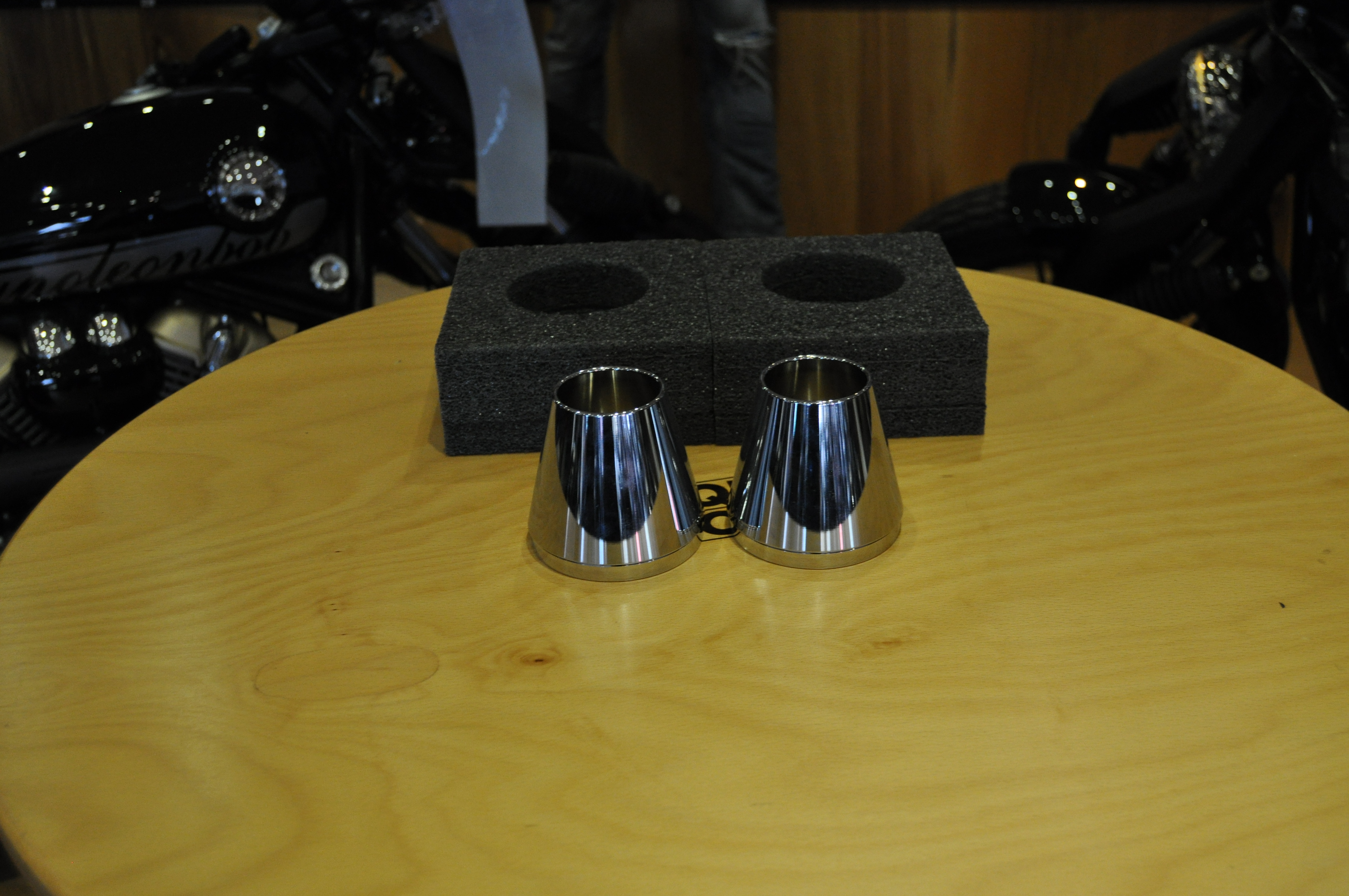 Jekill & Hyde Endkappe 3,5 Zoll  Chrom – Auspuff-Endstück für Harley-Davidson Modelle