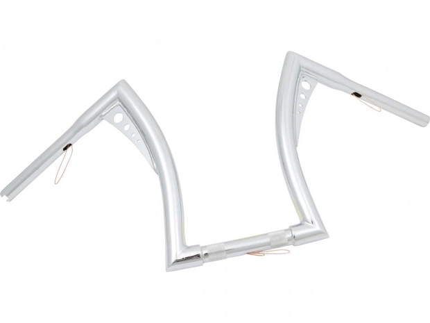Santee 14" Bonanza Fat Handlebar Non-Dimpled Chrome 3-Loch 1 1/4" Throttle By Wire für Harley-Davidson Modelle