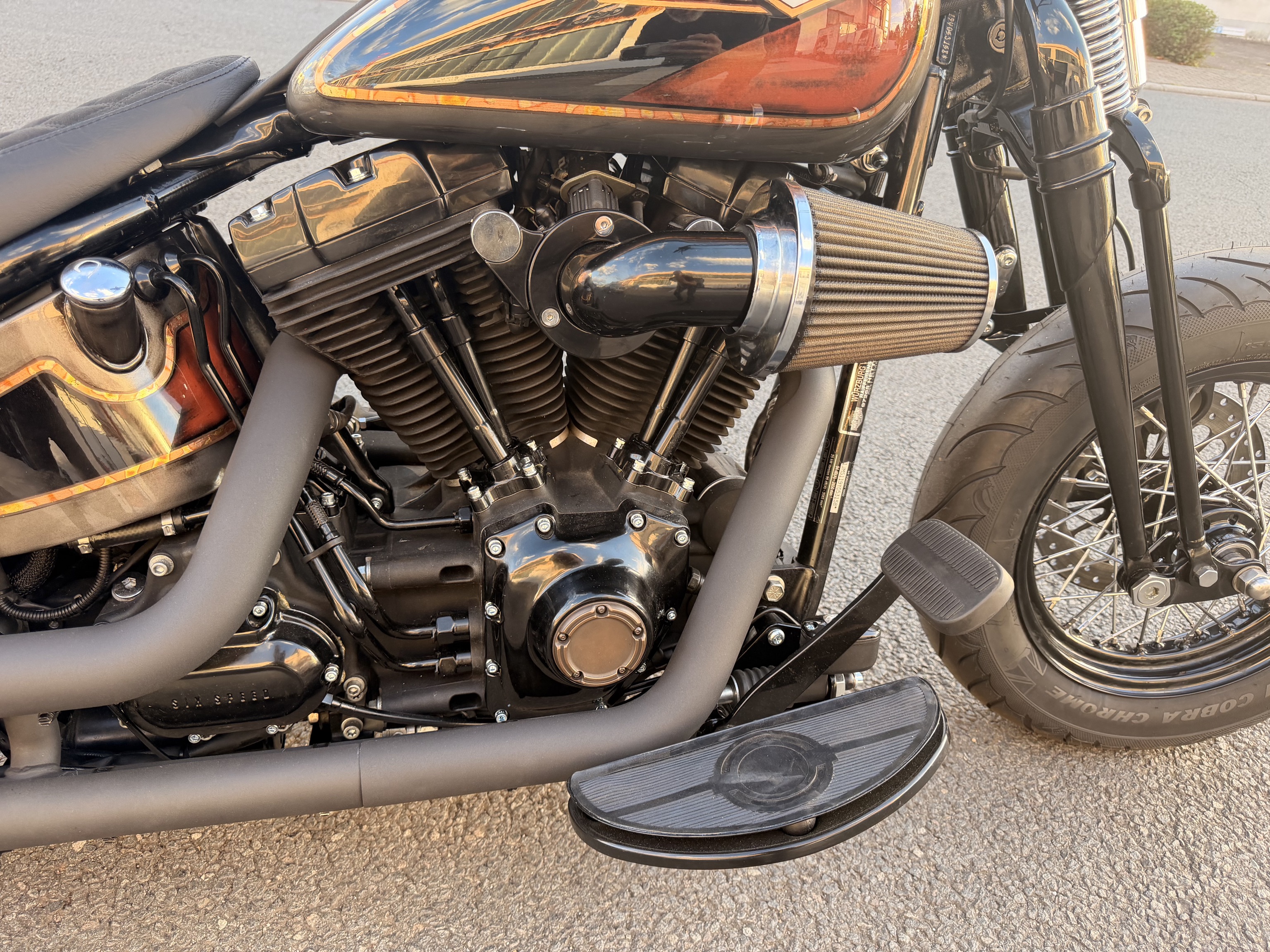 Harley-Davidson FLSB Cross Bones – letztes Baujahr | 5HD1 | 1. Hand | nur 2.500 km | exklusiver Custom-Umbau