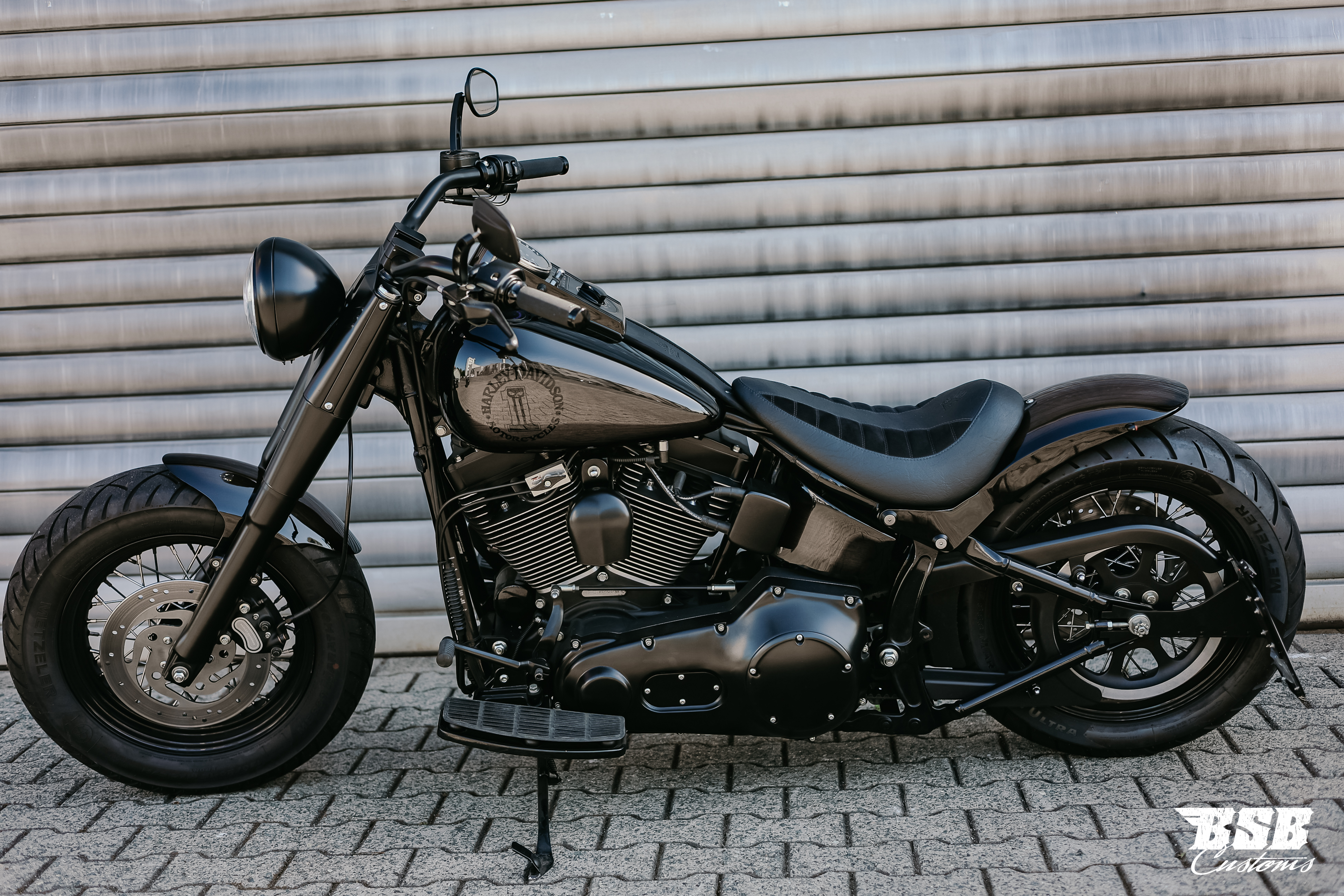 2001 Harley Davidson FLSTF FAT BOY  /// TOP UMBAU /// MCJ Anlage // Airbrush-Lackierung //   Finanzierung möglich    