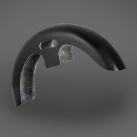 HeinzBikes® FRONT FENDER WRAPPED 23” – Custom Bagger Kotflügel für Harley Touring Modelle 2014–2020