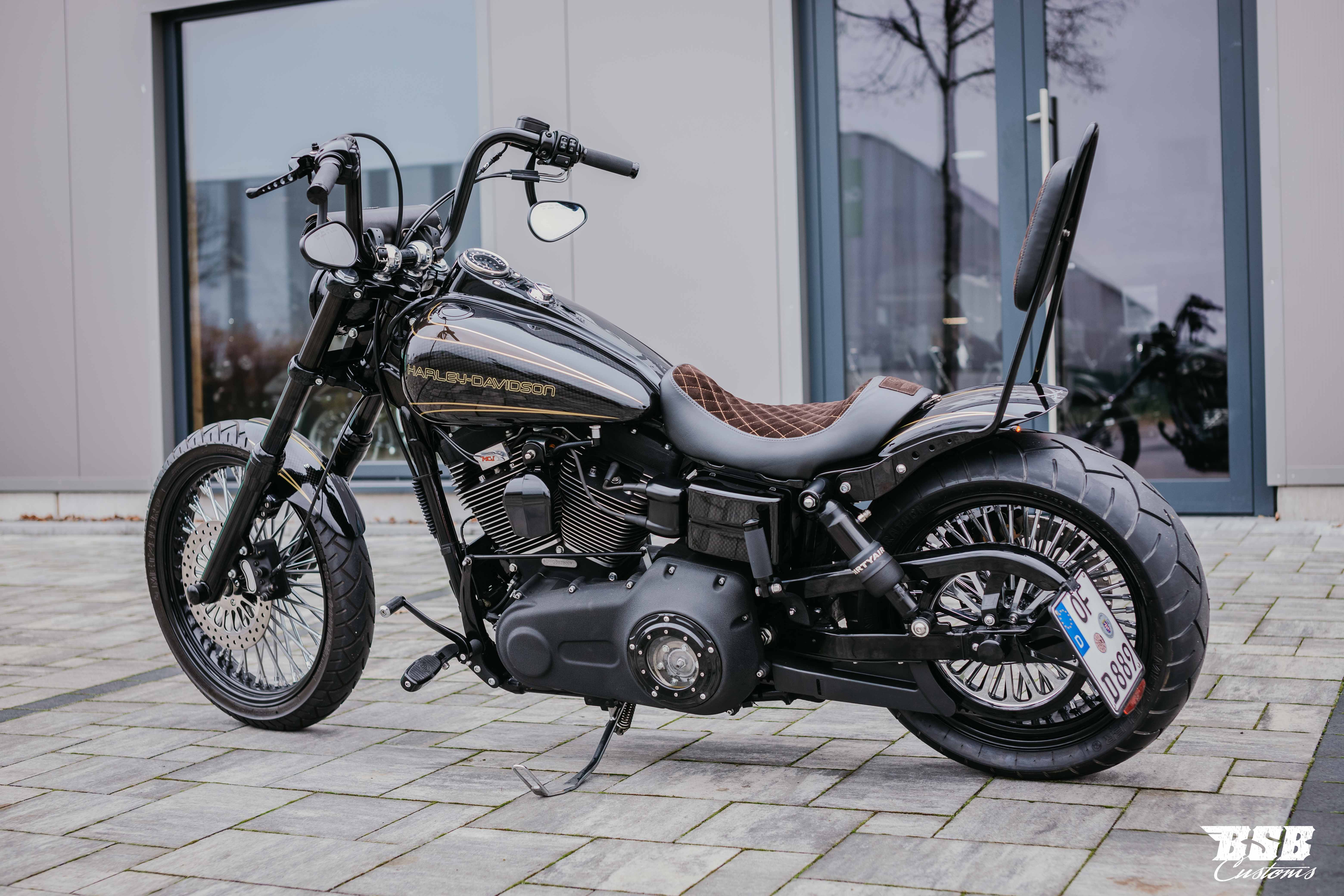 2013 Harley Davidson FXDWG Dyna Wide Glide viele Extras / Airride / BIG SPOKE / Airbrush (ab 270 EUR finanzieren*)