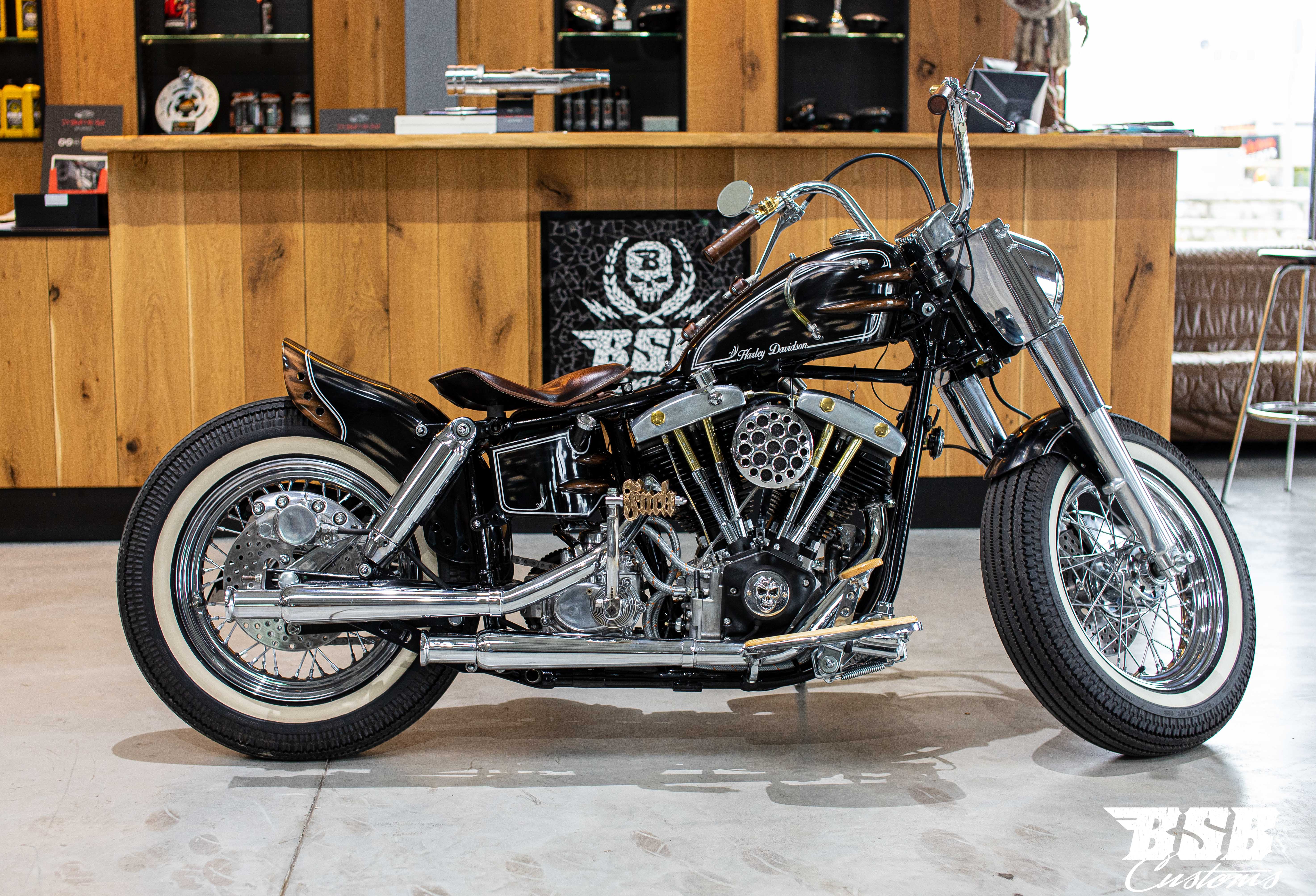 1976 Harley Davidson SHOVEL build by "BSB CUSTOMS"