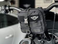 HeinzBikes® CLUBSTYLE LENKER TASCHE – Universal für alle Motorräder