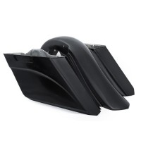 HeinzBikes® Koffer-Fender Set Stretched Extended 5’’ – Custom Bagger Kit für Harley Touring Modelle 1996–2007