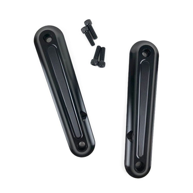 Kodlin Legit Elypse Frontblinker Schwarz mit DLR-Tagfahrlicht für Harley-Davidson FLT/Touring (94–24)