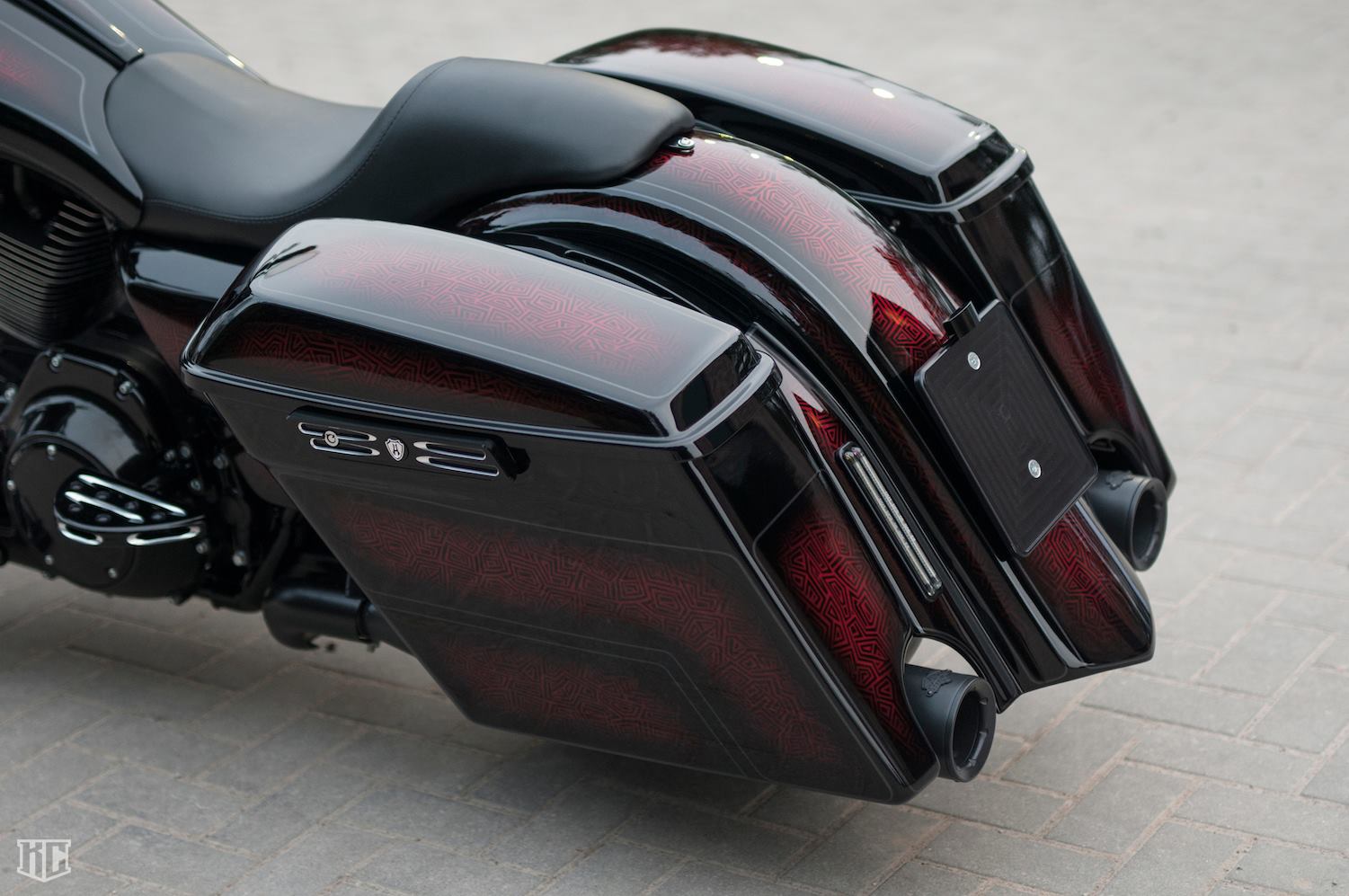 HARLEY-DAVIDSON VERLÄNGERTER BAGGER HECKFENDER 2009-2021 "FLOW"