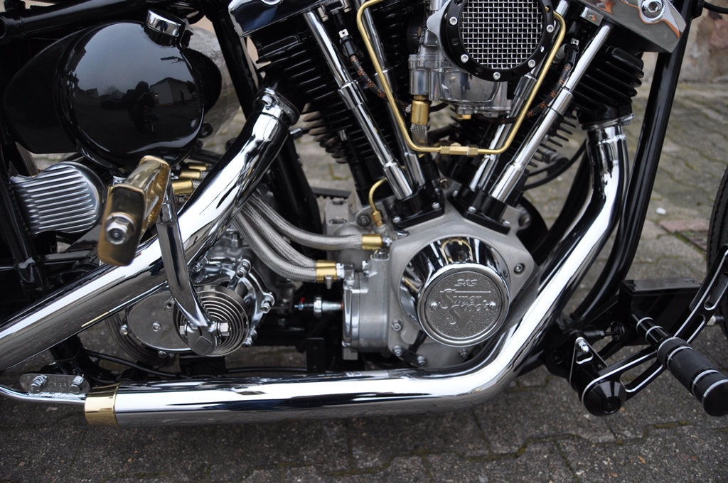 78´FX Shovel mit 113 S&S Motor, BSB Customs Umbau