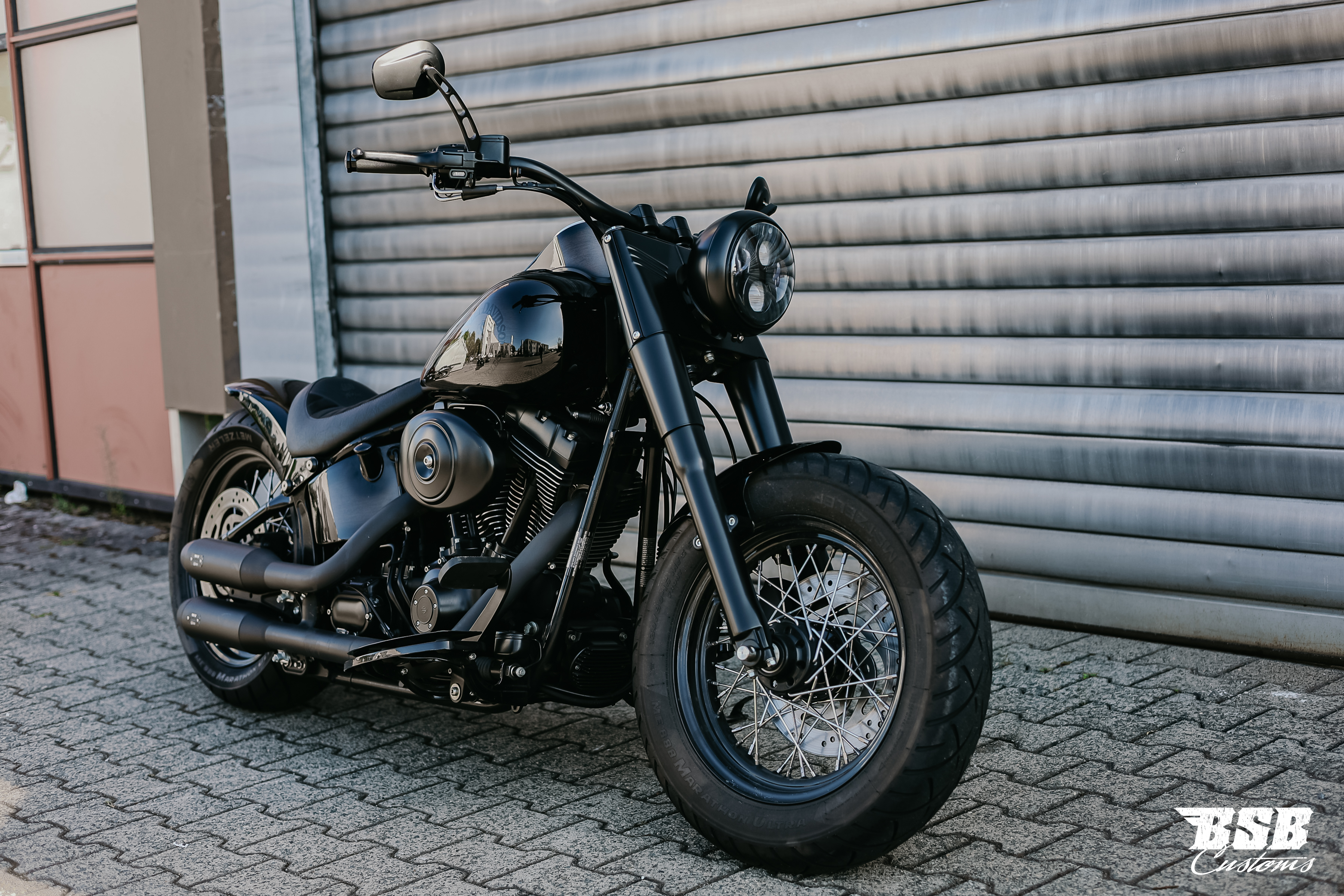 2001 Harley Davidson FLSTF FAT BOY  /// TOP UMBAU /// MCJ Anlage // Airbrush-Lackierung //   Finanzierung möglich    