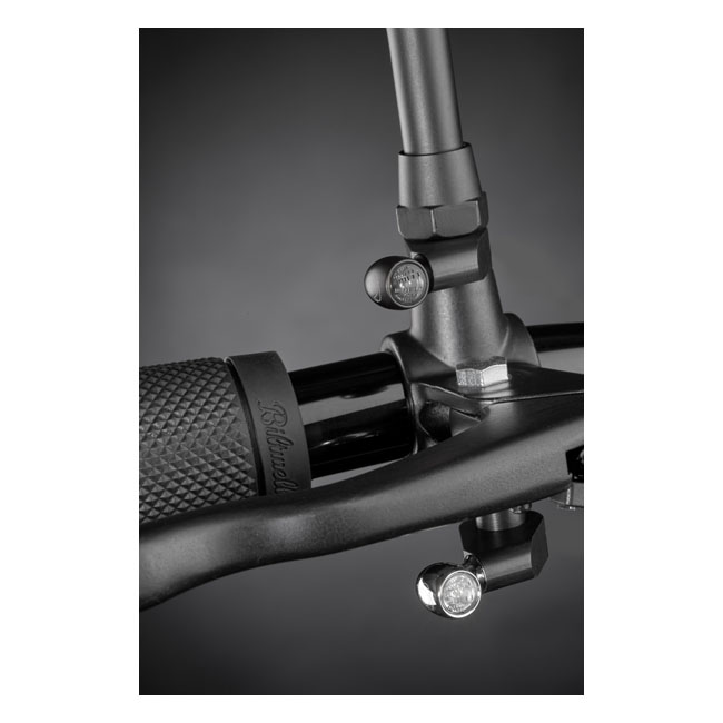 Harley-Davidson Kellermann Variabler Montageadapter M6 Schwarz – Für Blinker Atto, Spot, Micro S, Rhombus S