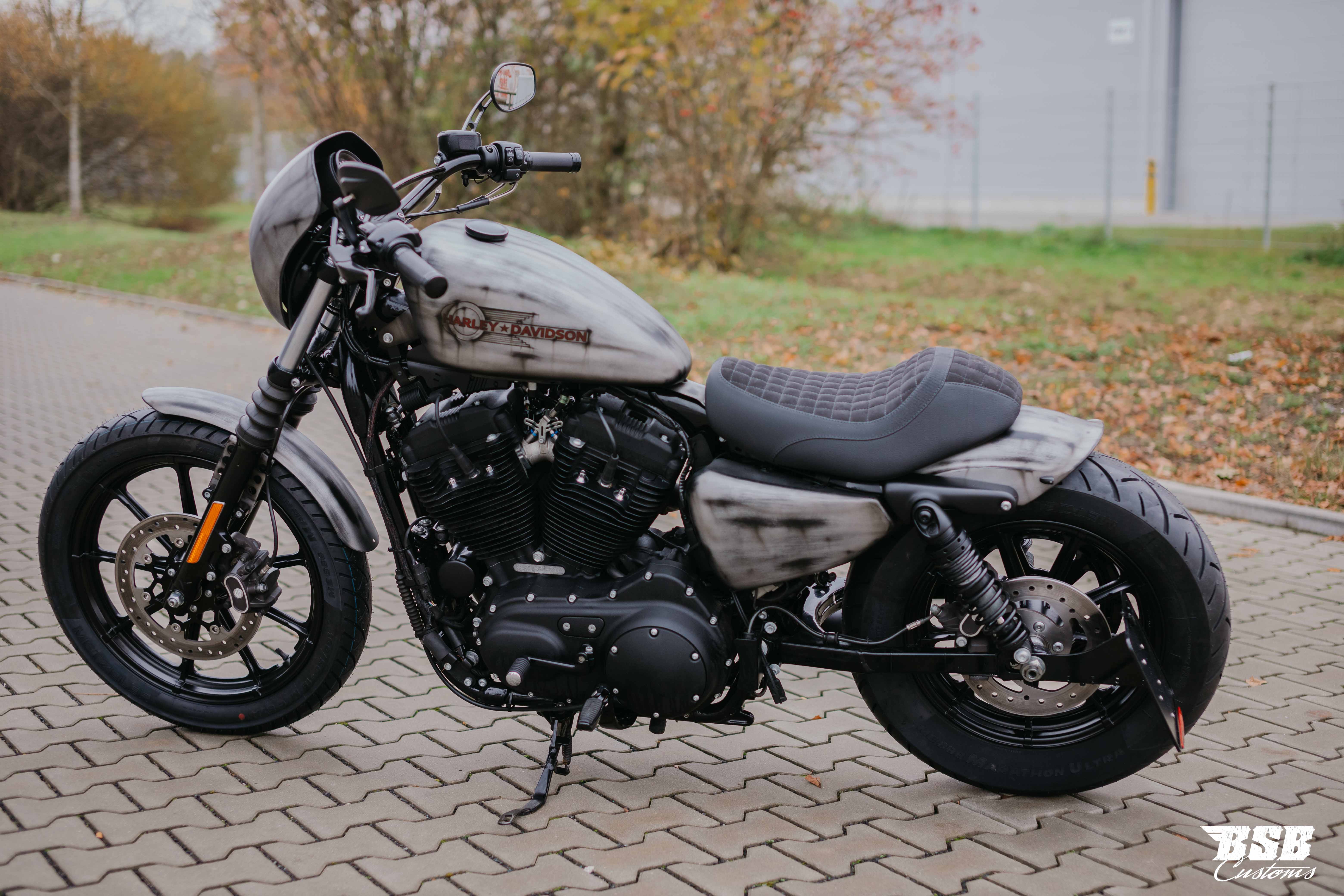 2018 XL 1200 IRON UMBAU by BSB Customs Airbrush Lackierung  bereits ab 165 EUR finanzieren*