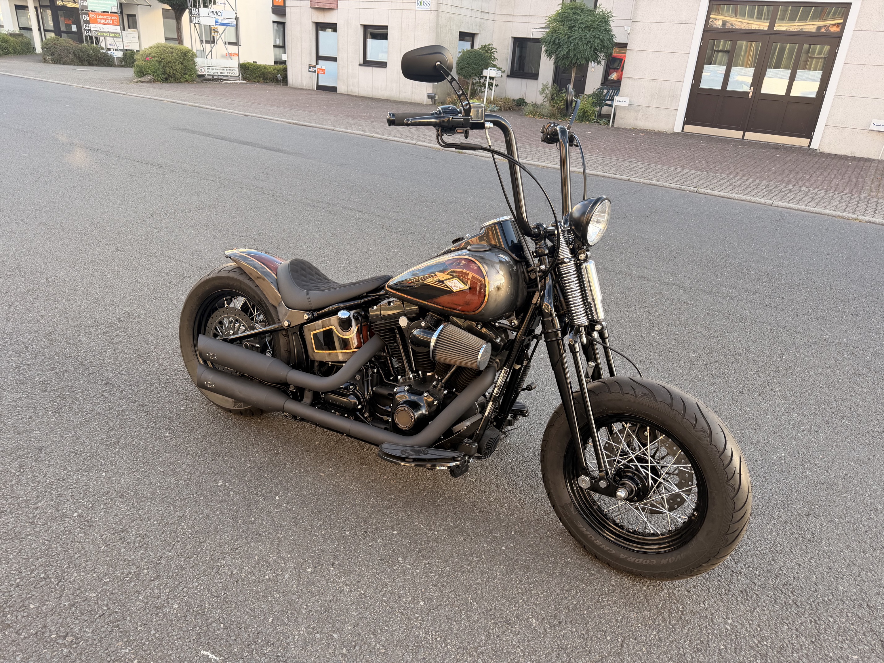 Harley-Davidson FLSB Cross Bones – letztes Baujahr | 5HD1 | 1. Hand | nur 2.500 km | exklusiver Custom-Umbau