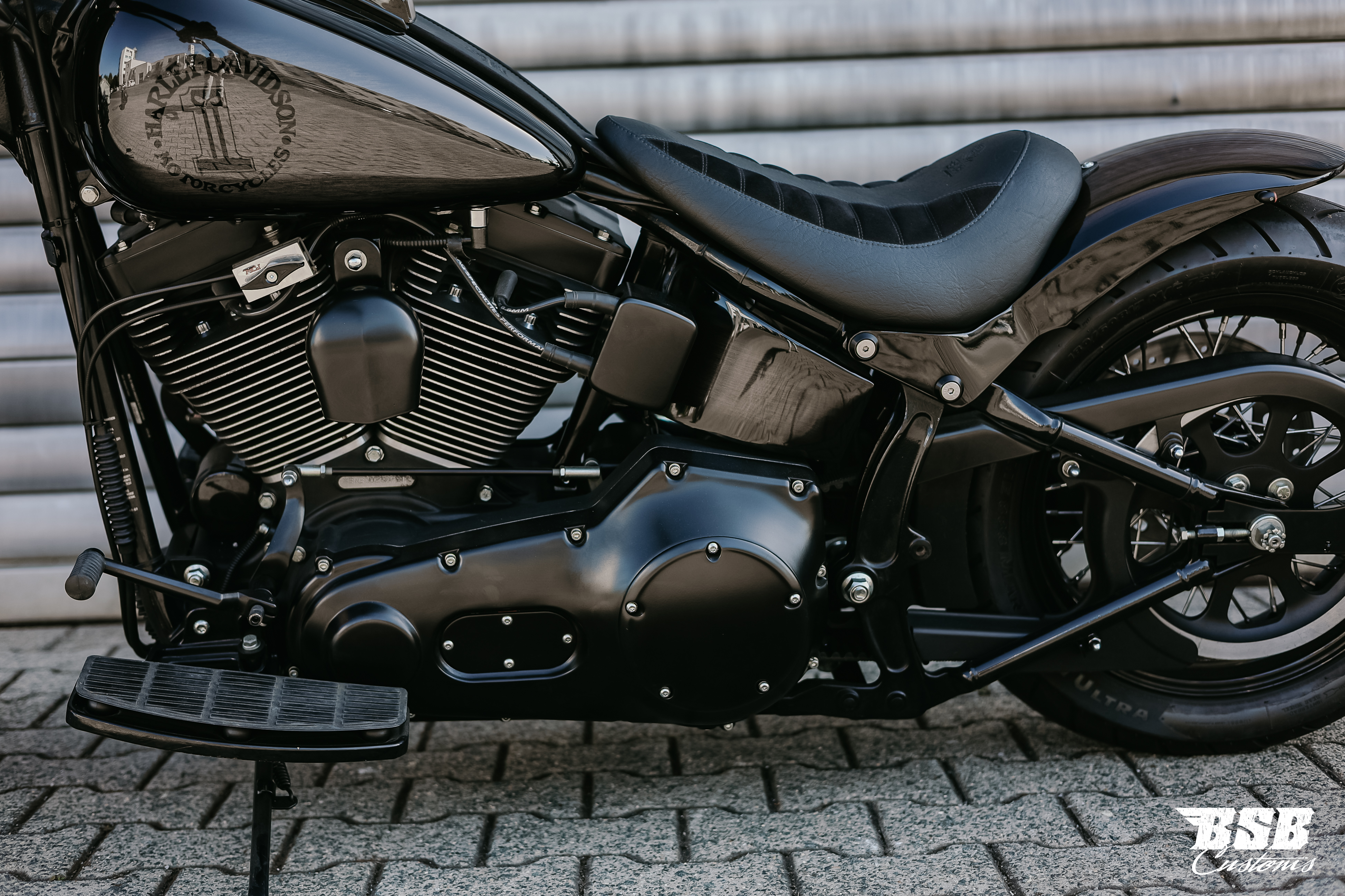 2001 Harley Davidson FLSTF FAT BOY  /// TOP UMBAU /// MCJ Anlage // Airbrush-Lackierung //   Finanzierung möglich    