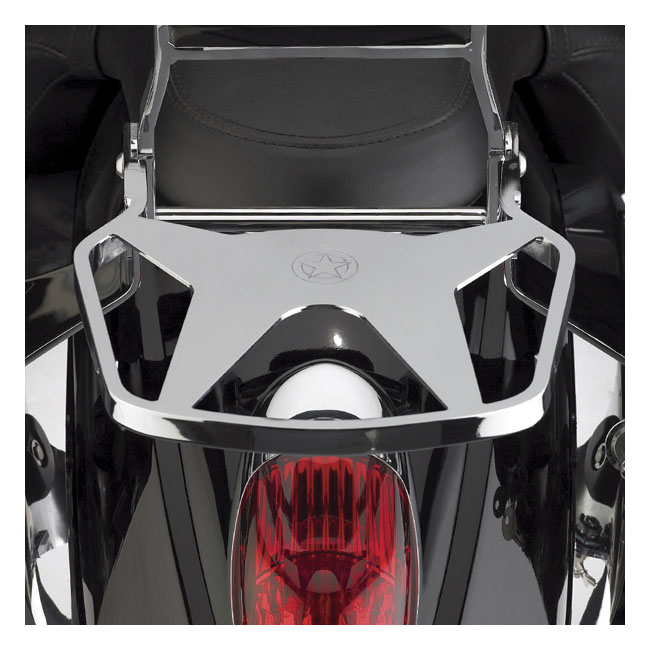 NC Paladin® Gepäckträger Chrom für Honda, Indian, Kawasaki, Suzuki & Yamaha