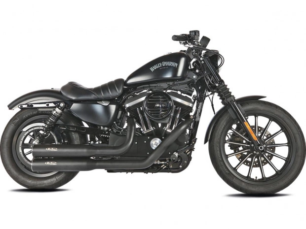 ShadowBlaze Performance Exhaust Harley-Davidson V-Rod und Night Rod – Black Powder Coated Edition