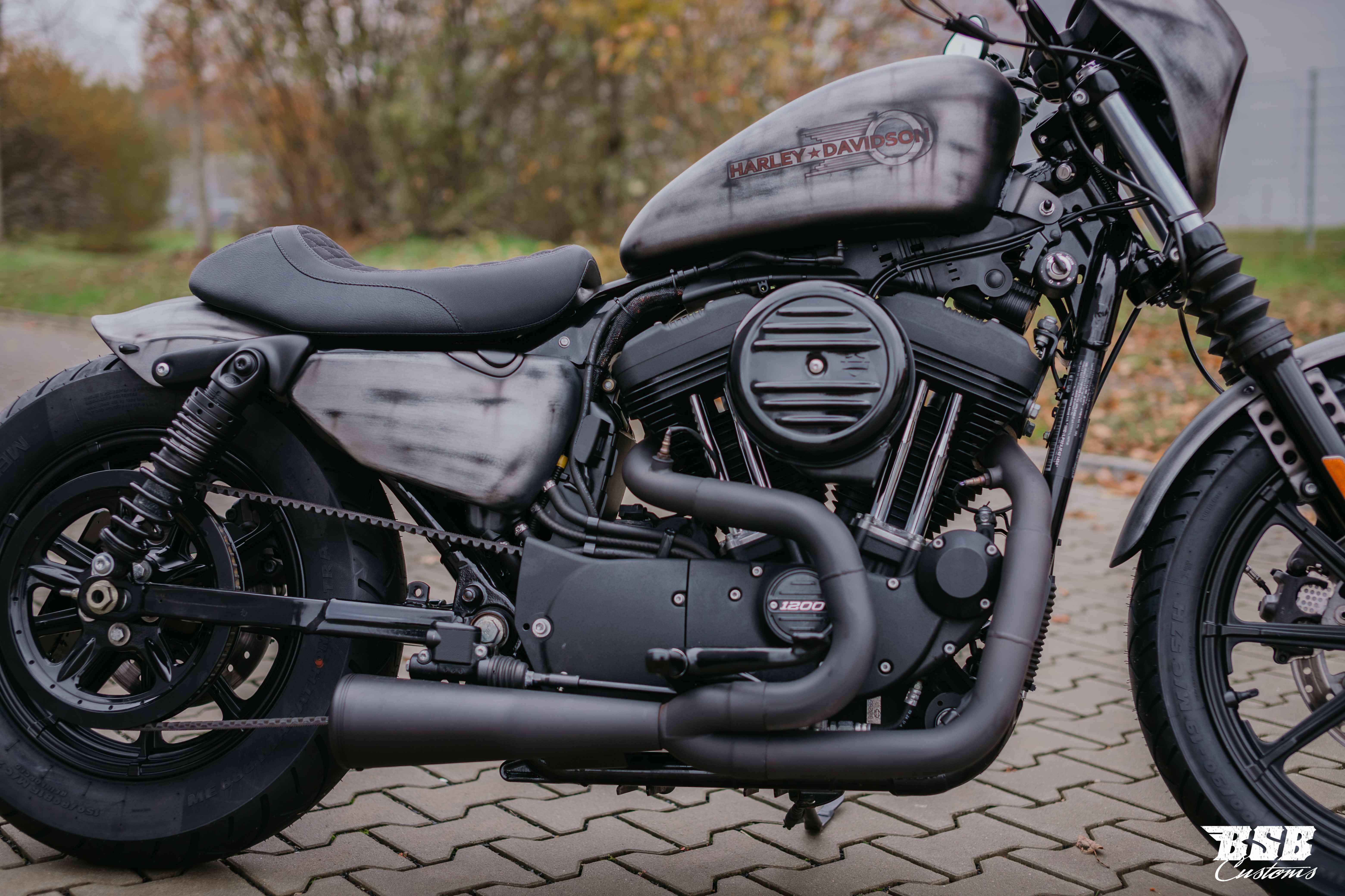 2018 XL 1200 IRON UMBAU by BSB Customs Airbrush Lackierung  bereits ab 165 EUR finanzieren*