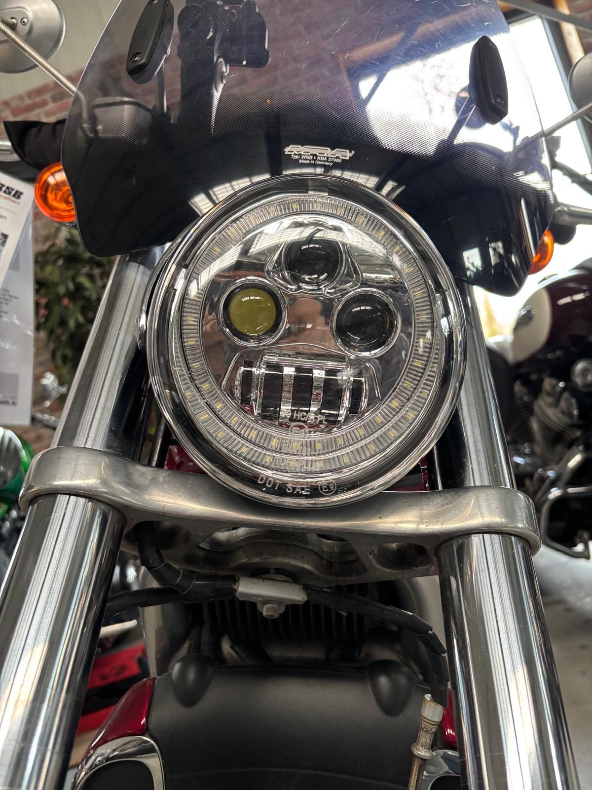 V-Rod Scheinwerfer Chrom – passend für Harley-Davidson V-Rod